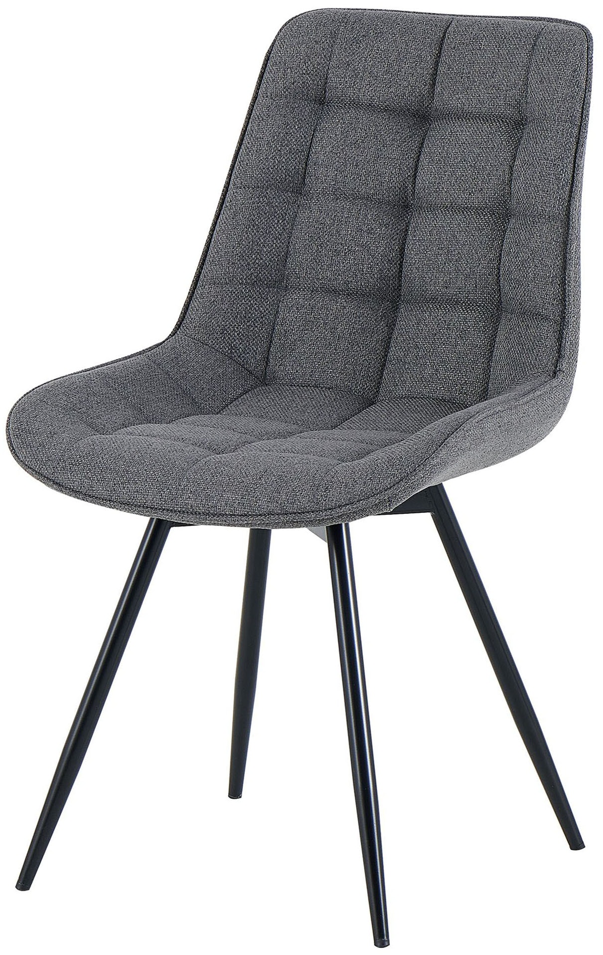 GOODproduct Chaise de salle à manger »Catania« (Set) 2 cuisbequemer Stuhl, 360 Grad drehbar in verschiedenen Stoffen und Farben.