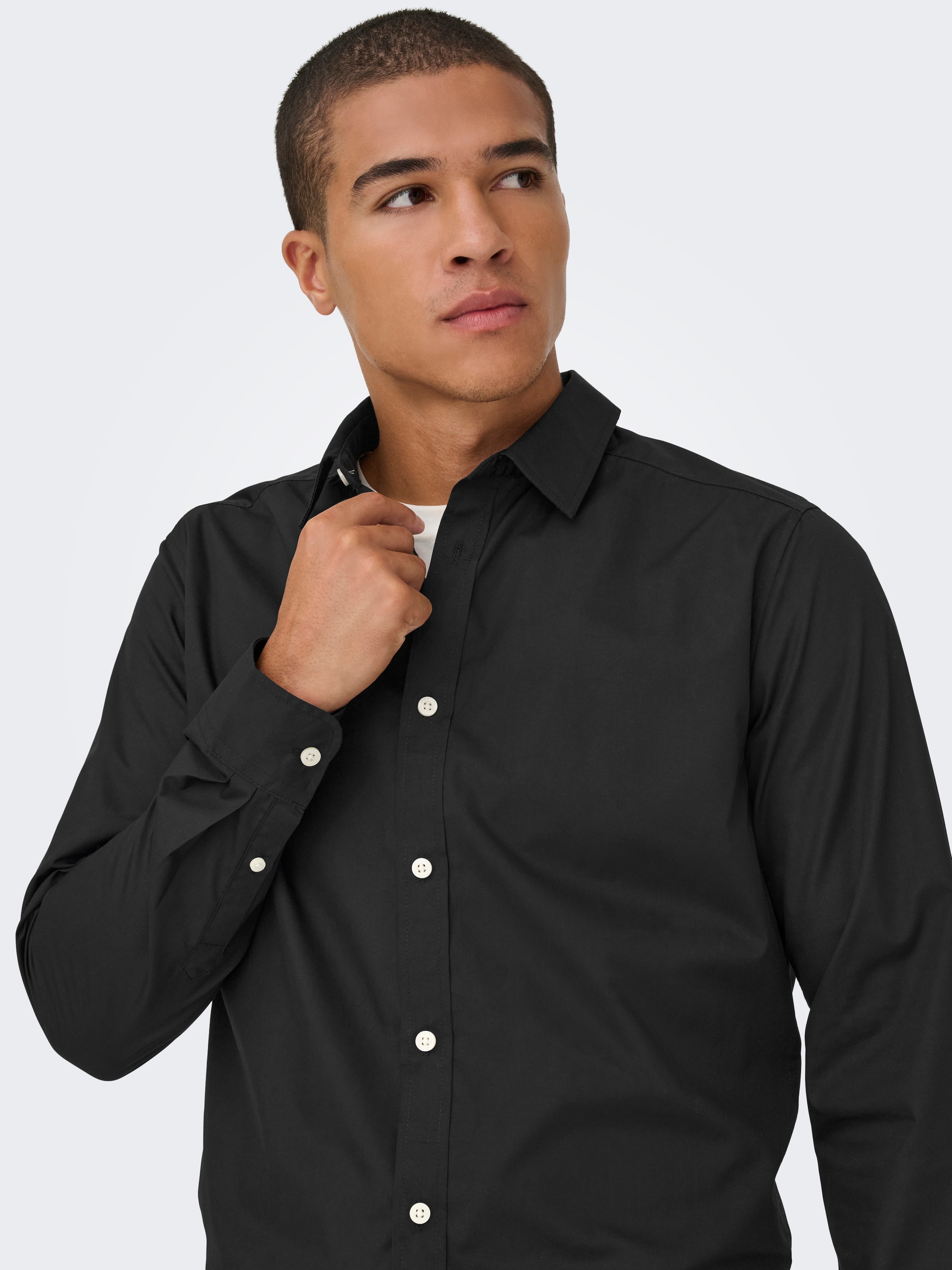 ONLY & SONS Chemise à manches longues »ONSFLORIAN LIFE LS POPLIN SHIRT OTL«