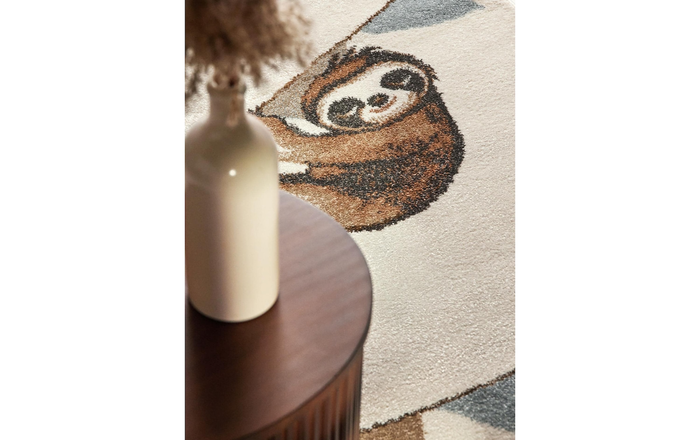 Villeroy & Boch Kinderteppich »Walk like an Elephant Rainbow Party Teppich« rechteckig 9 mm Höhe Spielteppich weich, Kinderzimmer, Boho Kids Spielunterlage, Tieremotiv