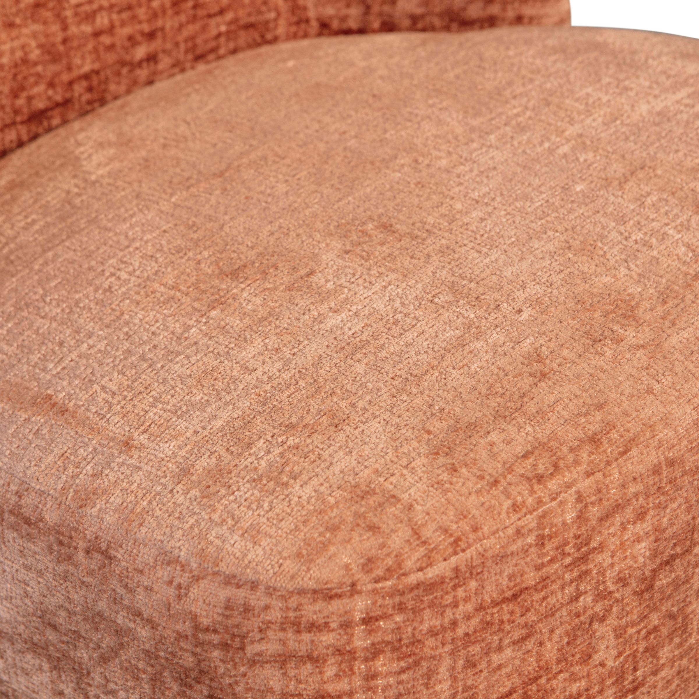 WOOOD Fauteuil pivotant »Atty mit struktur-Velvetbezug und Drehmechanismus B 74 x T 65 x H 75cm« Très haute résistance à l'usure, livré monté, capacité de charge 120 kg
