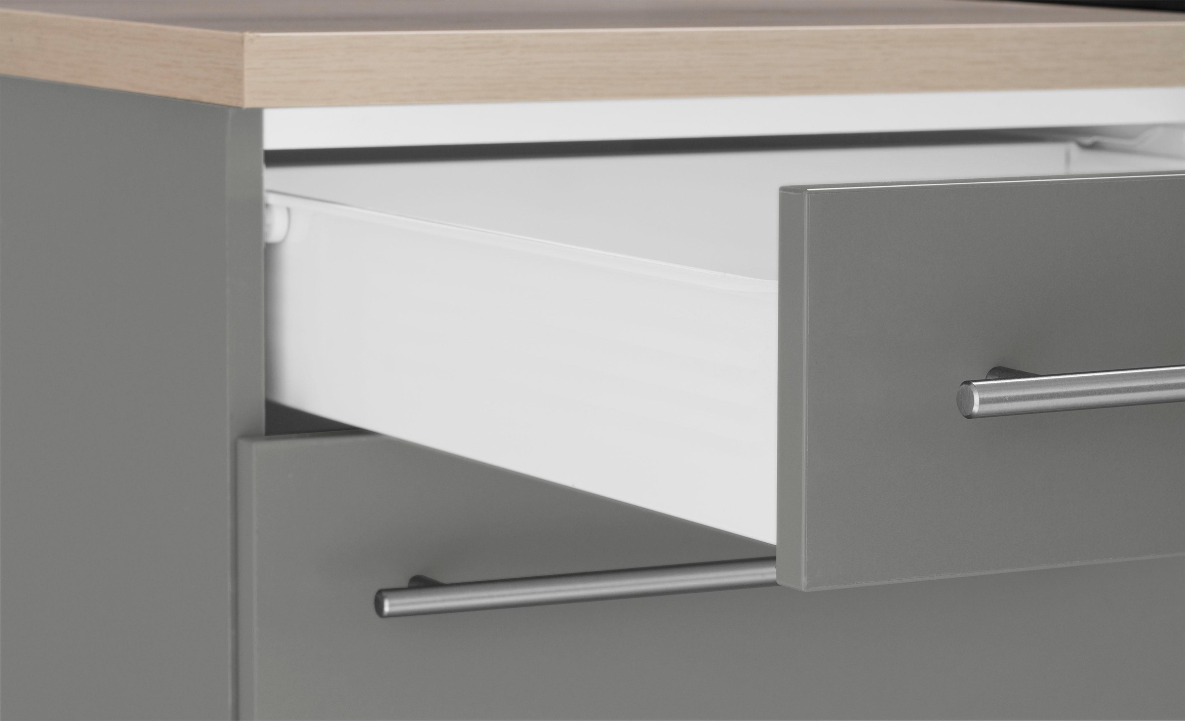 OPTIFIT Kücheninsel »Bern« Stellbreite 160x95 cm mit höhenverstellbaren Füssen, mit Metallgriffen