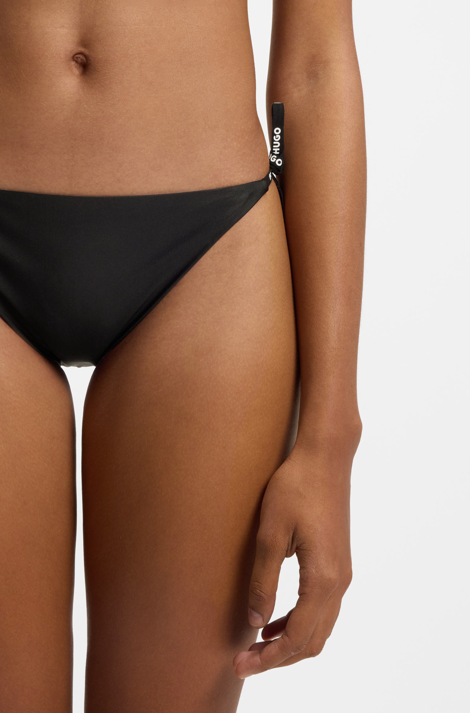 HUGO Underwear Pantalon de bikini »Pure Side« avec bandes logo, coupe normale