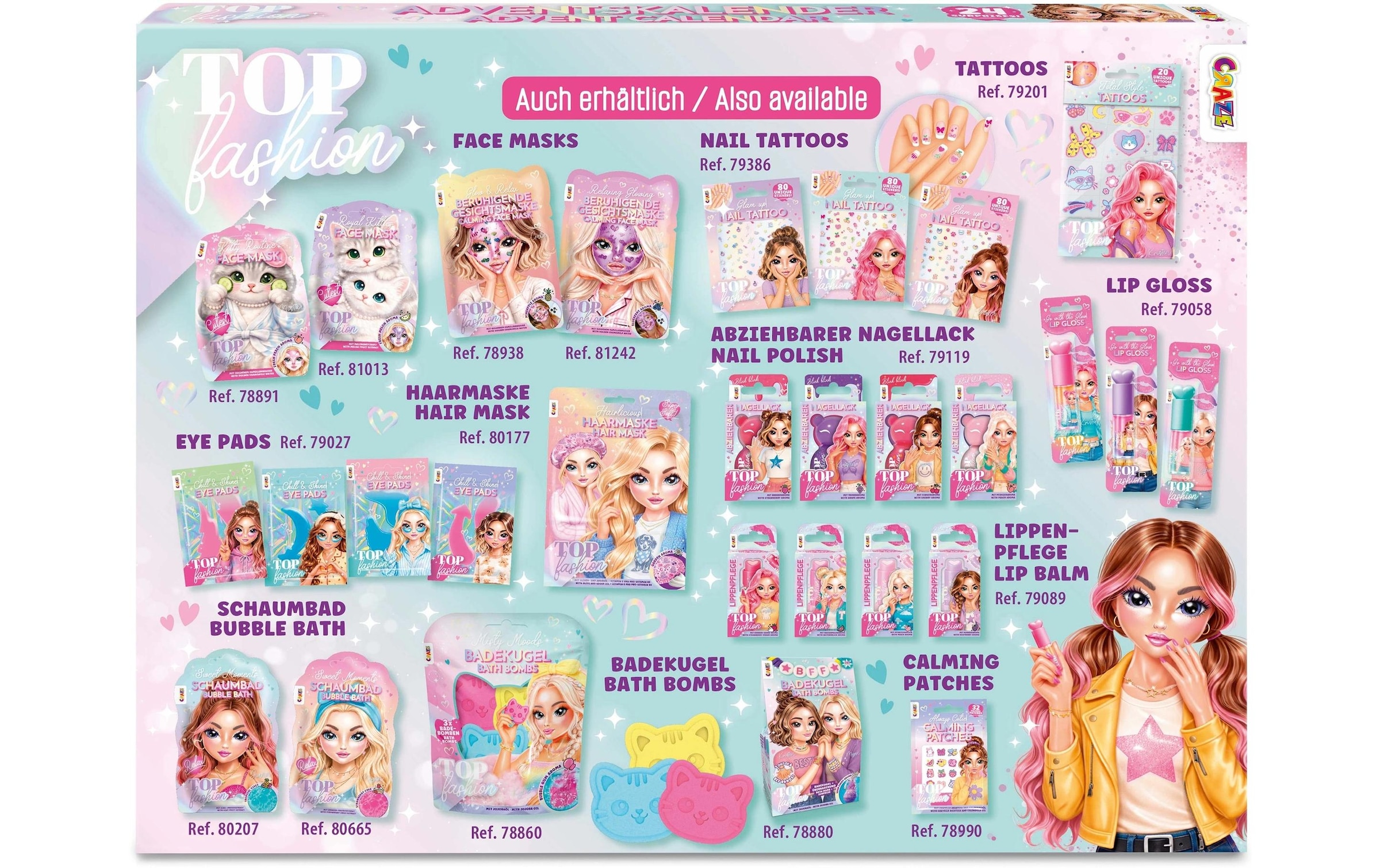 CRAZE Adventskalender »Adventskalender Top Fashion Kinder«