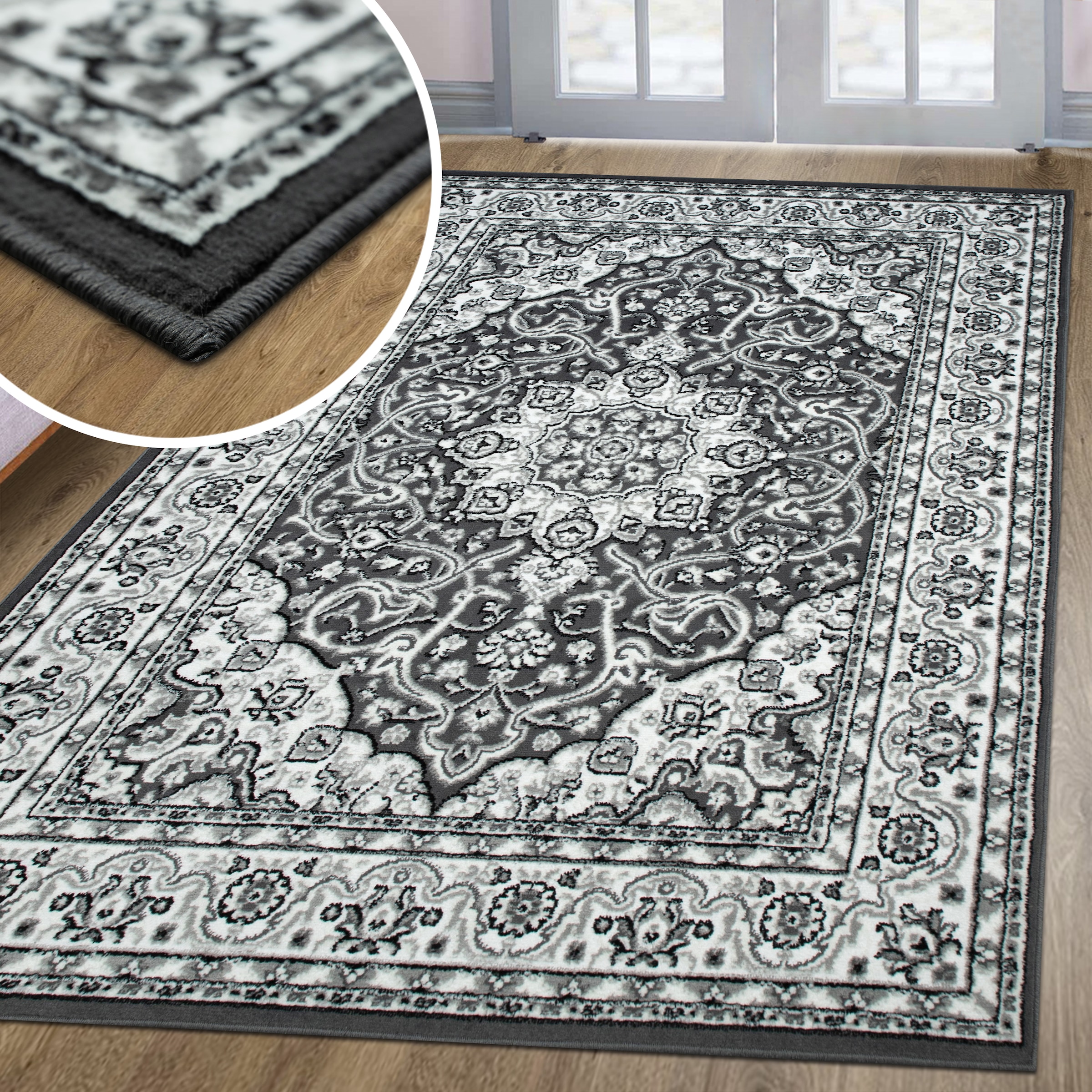 GOODproduct Teppich »Miane, Orient-Design, kurzflor« rechteckig 8 mm Höhe weiche Haptik, Wohnzimmer, Esszimmer, Schlafzimmer