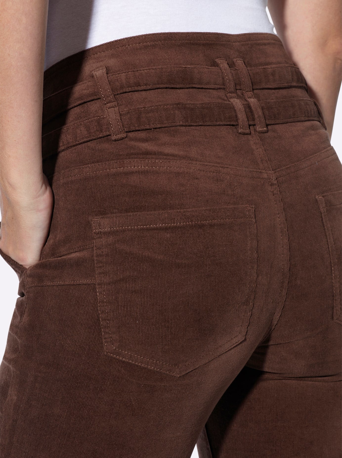 heine Pantalon en velours côtelé