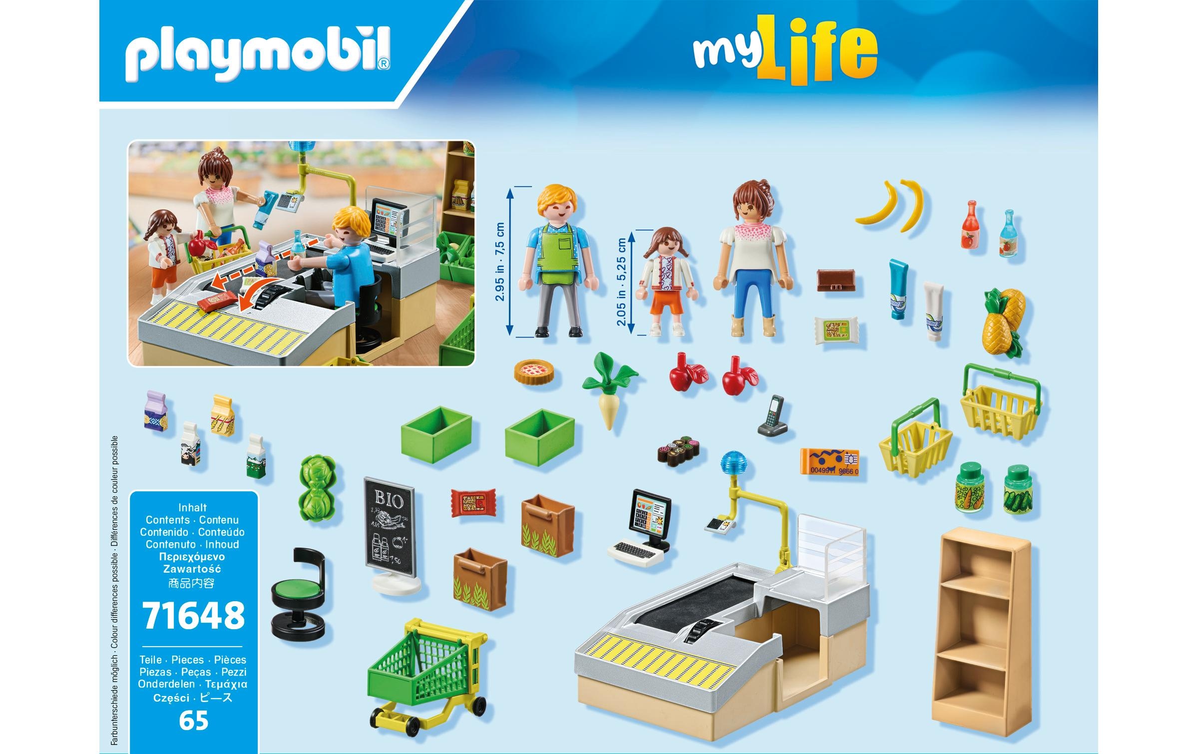 Playmobil® Spielbausteine »My Life Bio-Supermarkt 71648«