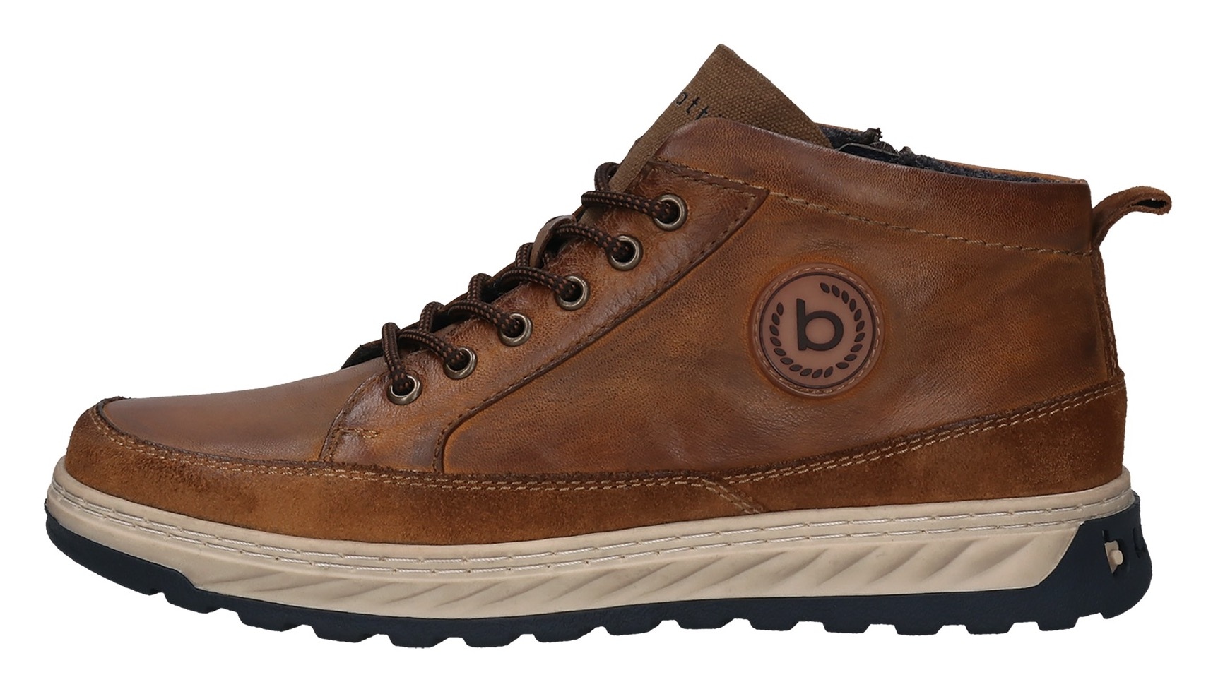 bugatti Bottines à lacets  High Top Sneaker, Stiefelette mit Innenreissverschluss