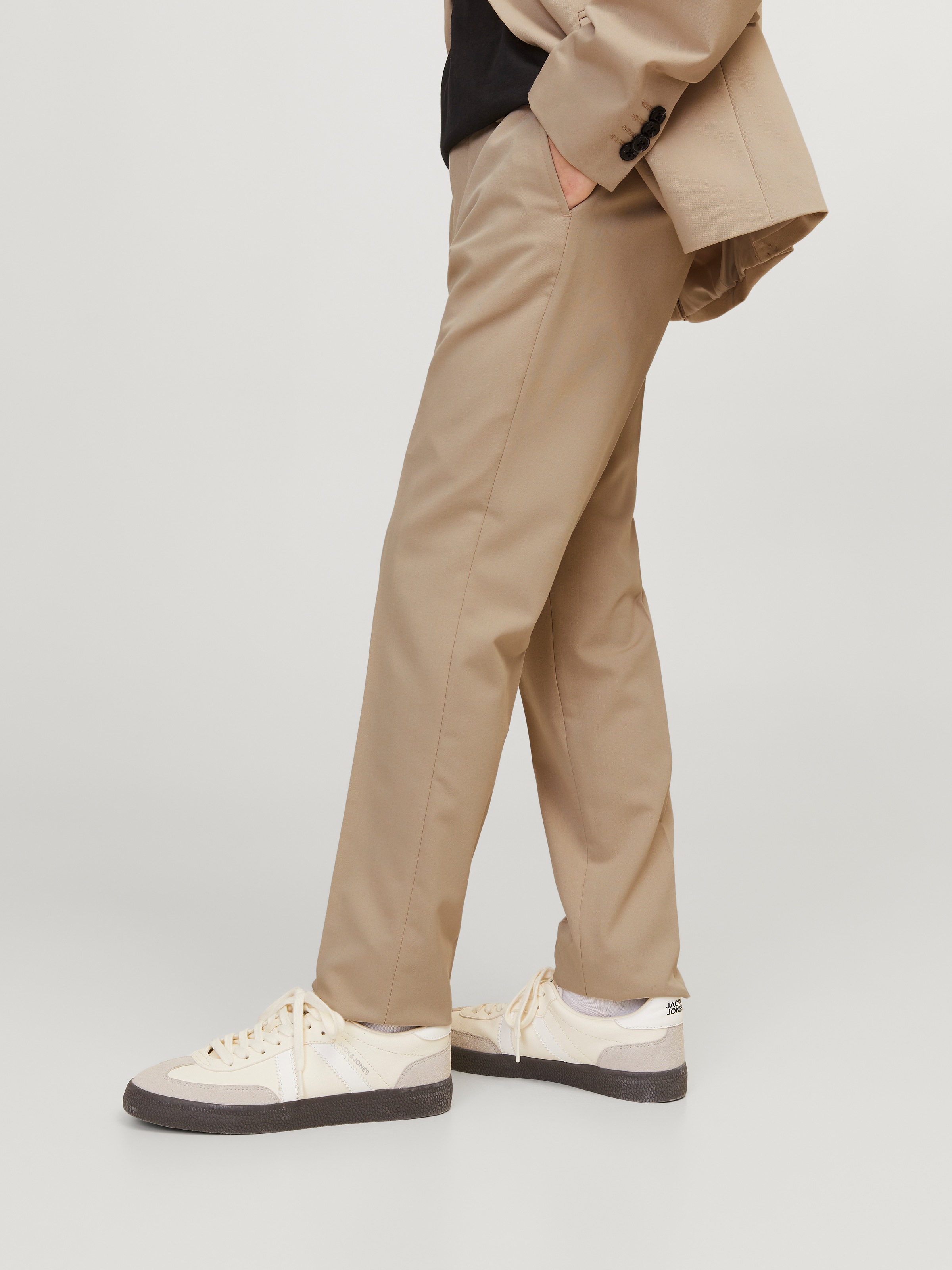 Jack & Jones Junior Pantalon de costume »JPRSOLAR elastisch, pflegeleicht, komfortabel«  unifarben, modisch, slim fit, Web