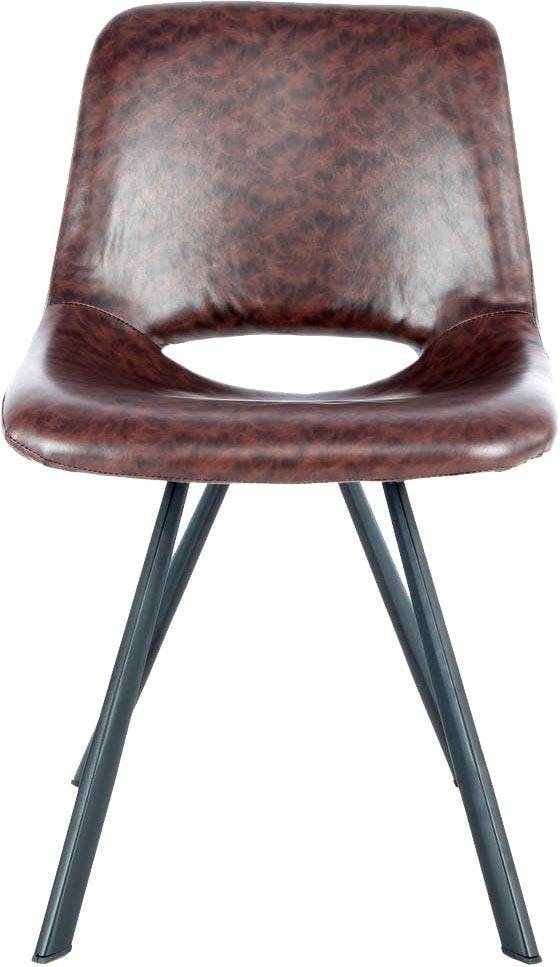 Kayoom Chaise »Josephine 325 2er-Set , zeitloses Design, mit geometrischer Aussparung« (Set) 2 cuispflegeleicht, schlicht, weiche Polsterung für angenehmes Sitzgefühl