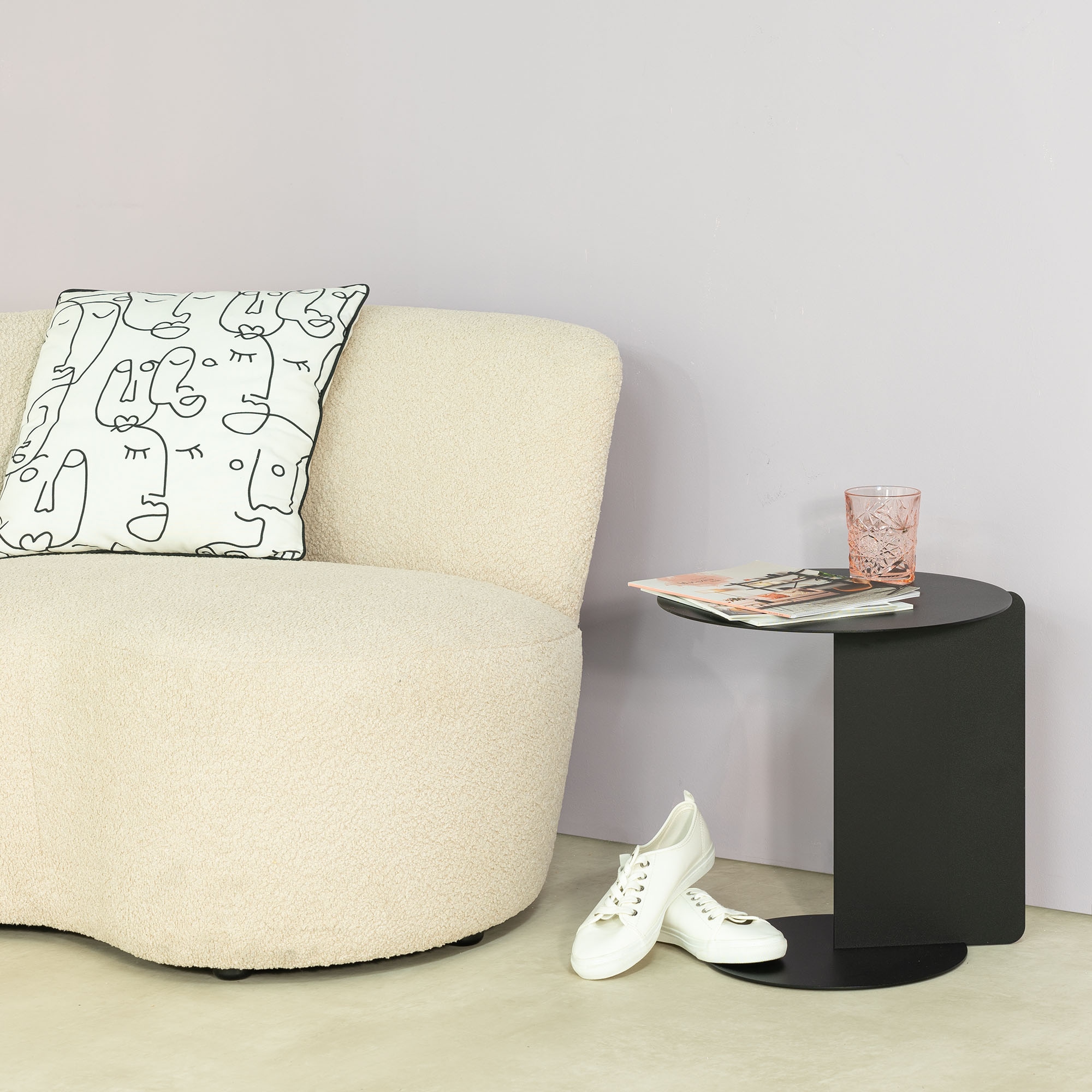 Spinder Design Table d'appoint »SALSA« table d'appoint en acier