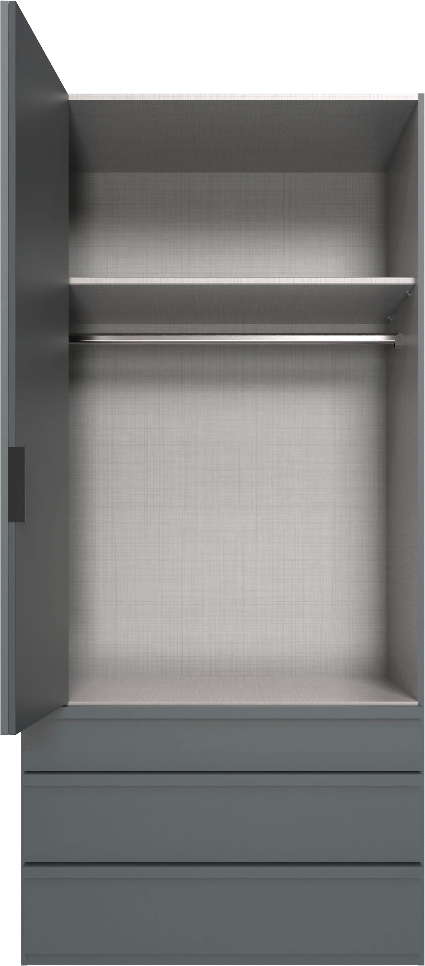 Wimex Armoire à portes pliantes »Oxford by fresh to go, in 3 Breiten und 2 Höhen, Made in Germany« mit Schubladen, wahlweise mit oder ohne Spiegel,  mit hochwertigen Falttüren für den perfekten Überblick