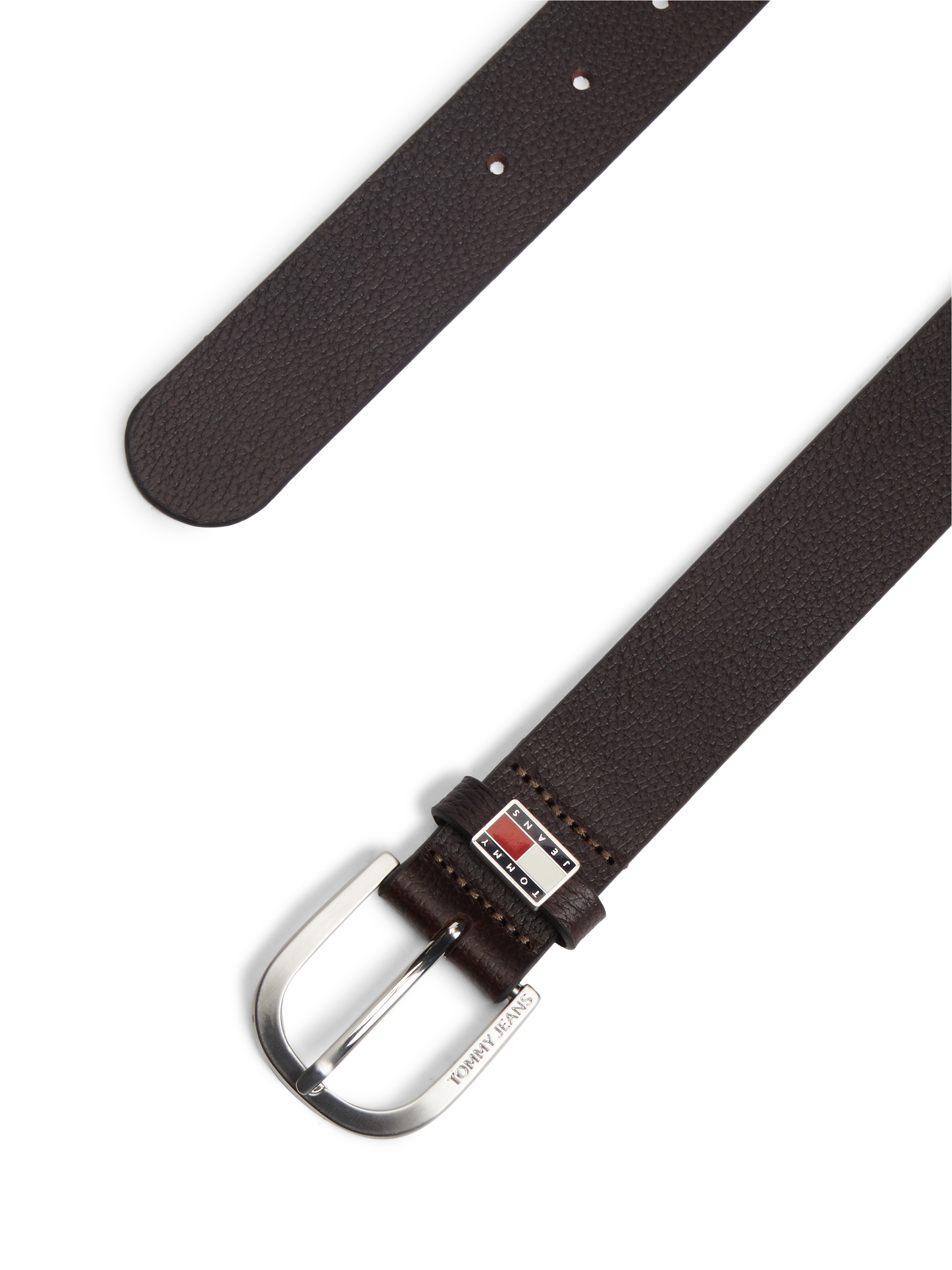 Tommy Jeans Ceinture en cuir »TJM RYAN 3.5« Taille ajustable avec finition grainée