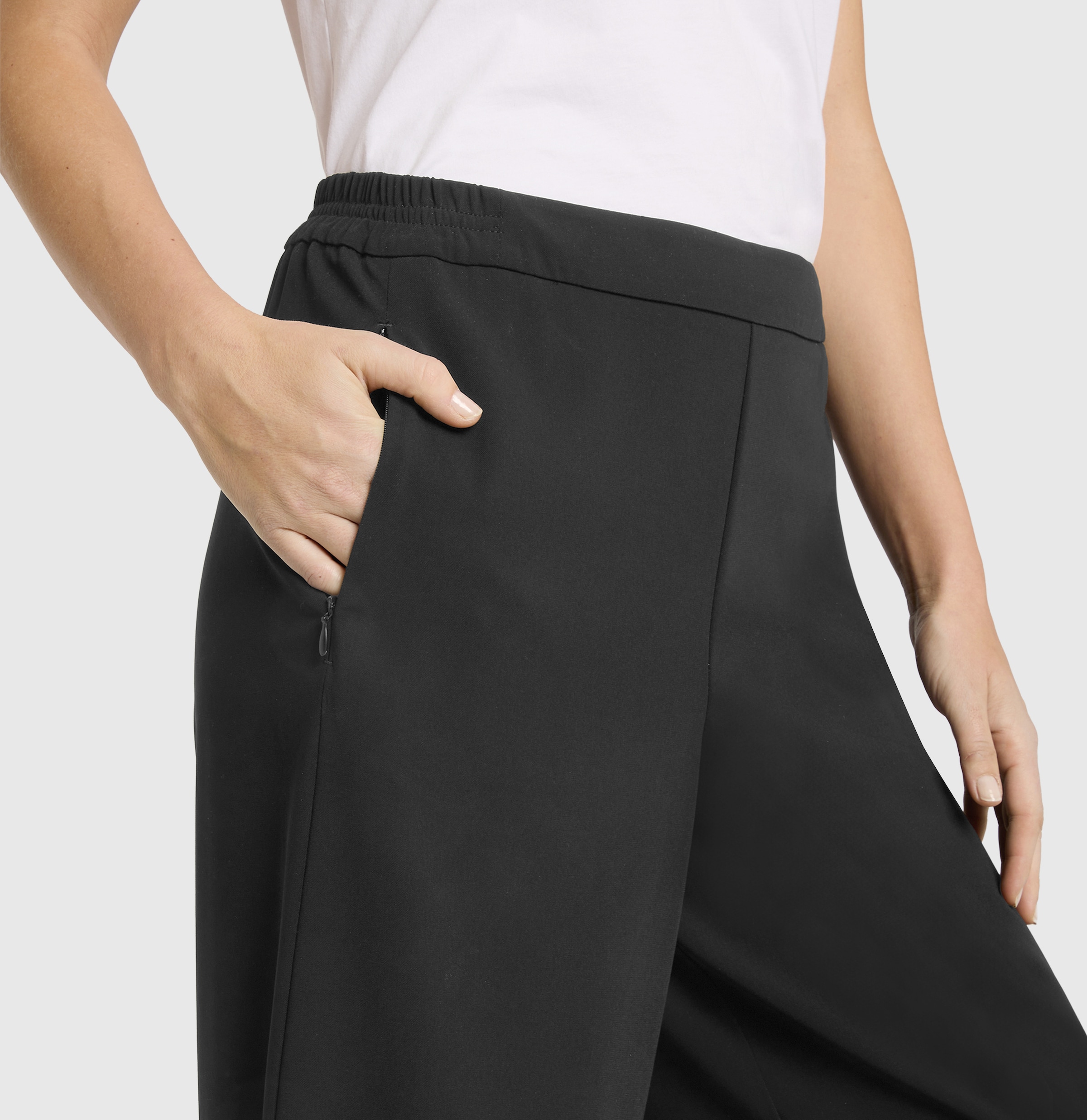 MAC Stretch-Hose »CORALIE cropped«  Elastischer Bund, bequeme Passform