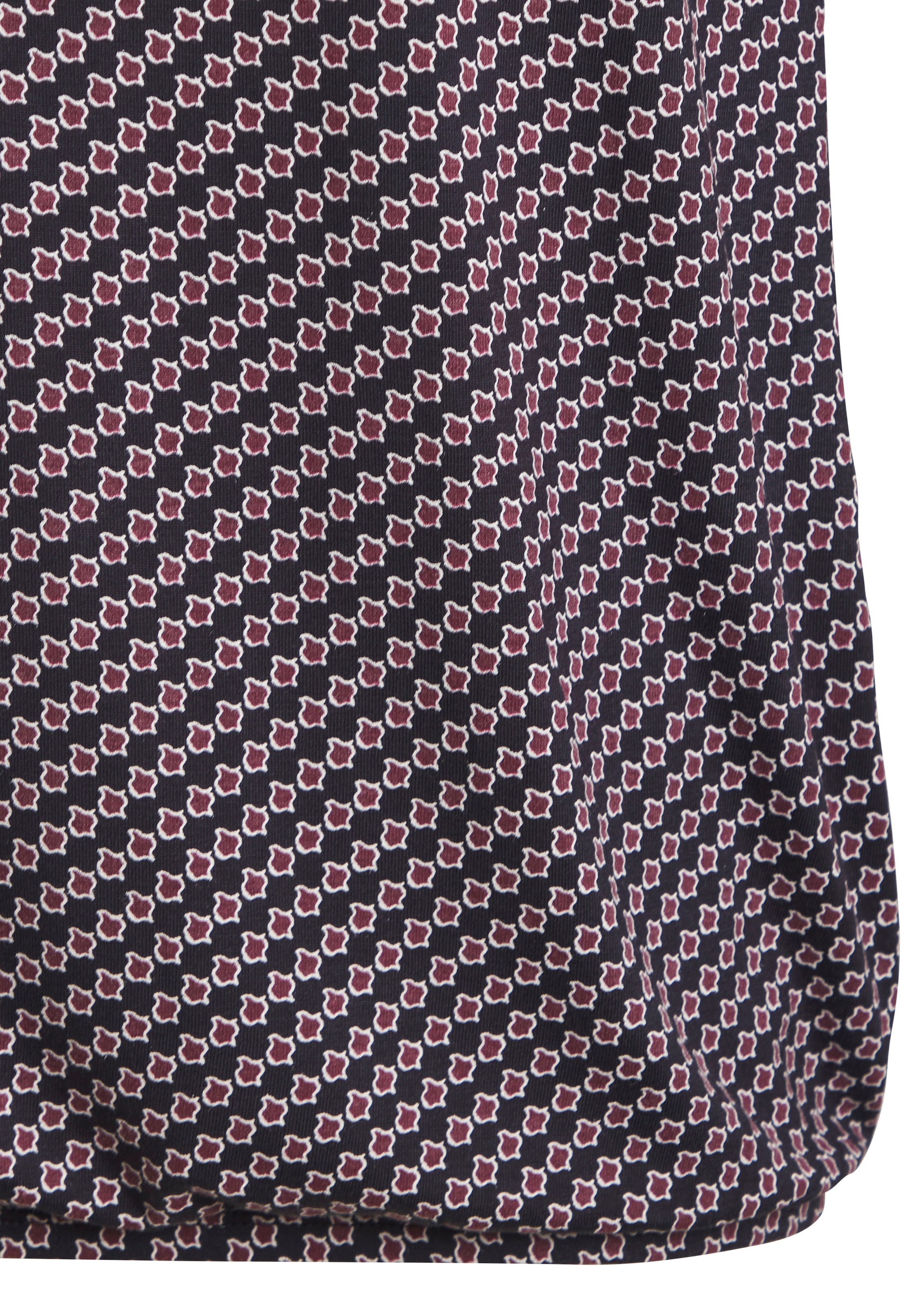 Vivance Shirt à col rond »mit goldfarbenem Zierknopf am Ausschnitt« aus weichem Viskose-Stretch