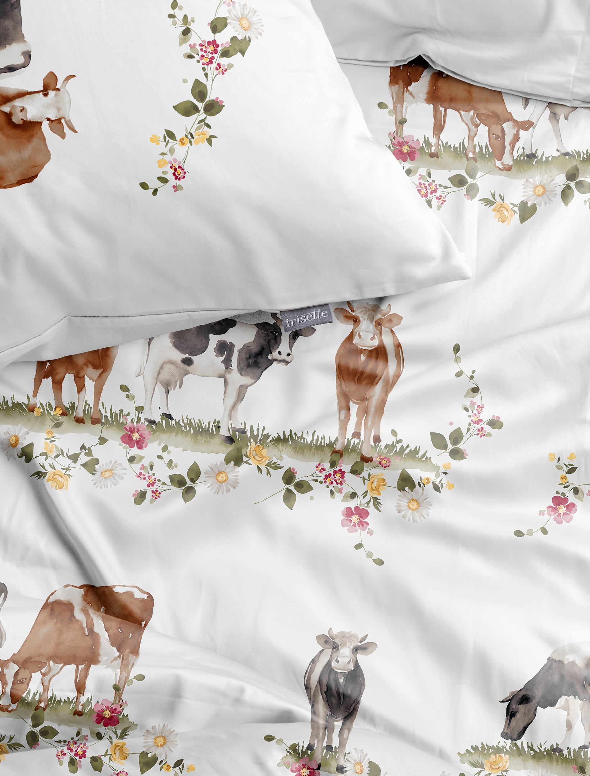 Irisette Linge de lit »Wave 8520« 2 confortable et respirant, qualité toutes saisons