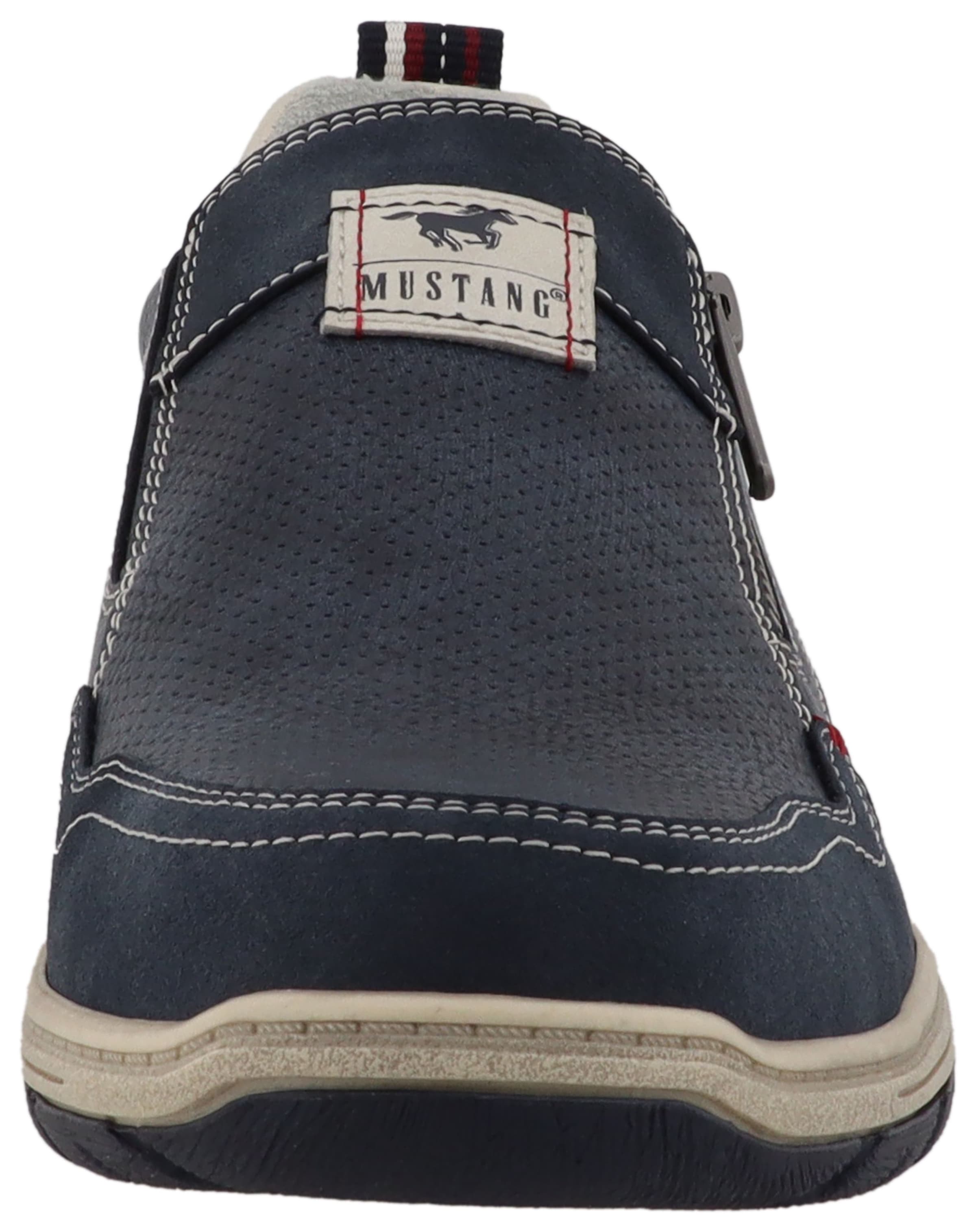 Mustang Shoes Slipper »Benedetto«  chaussure de loisirs, chaussure basse, mocassin avec fermeture éclair latérale