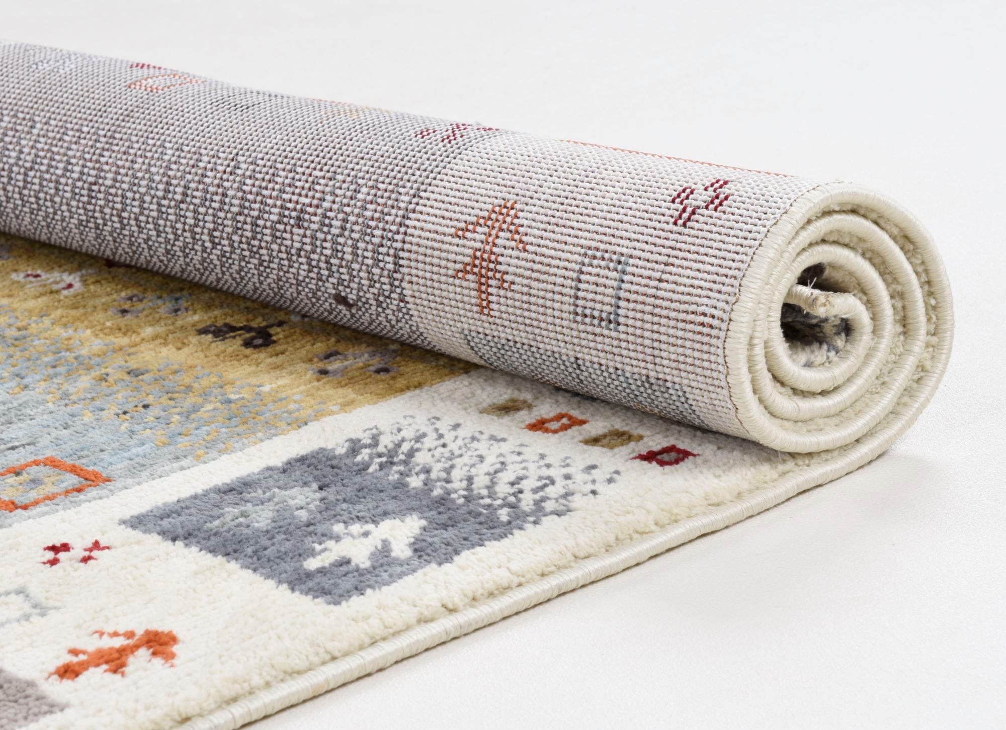 Gino Falcone Tapis »Francecso 24722« Rectangulaire 14 mm Höhe besonders weich durch Microfaser, ideal im Wohnzimmer & Schlafzimmer