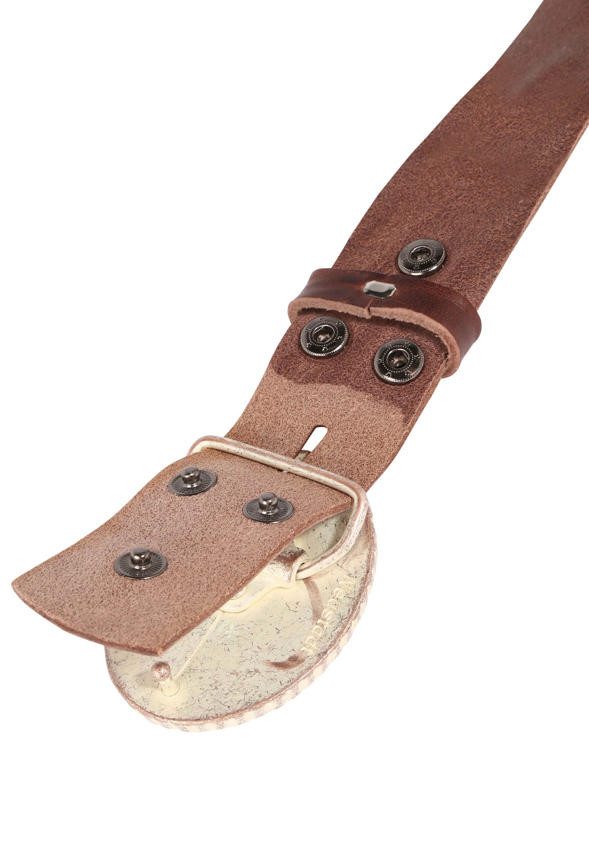 Rettungsring Gürtel Ledergürtel austauschbare Schliesse »Neustadt Rosé Mit Swarovski-Kristall veredelt«