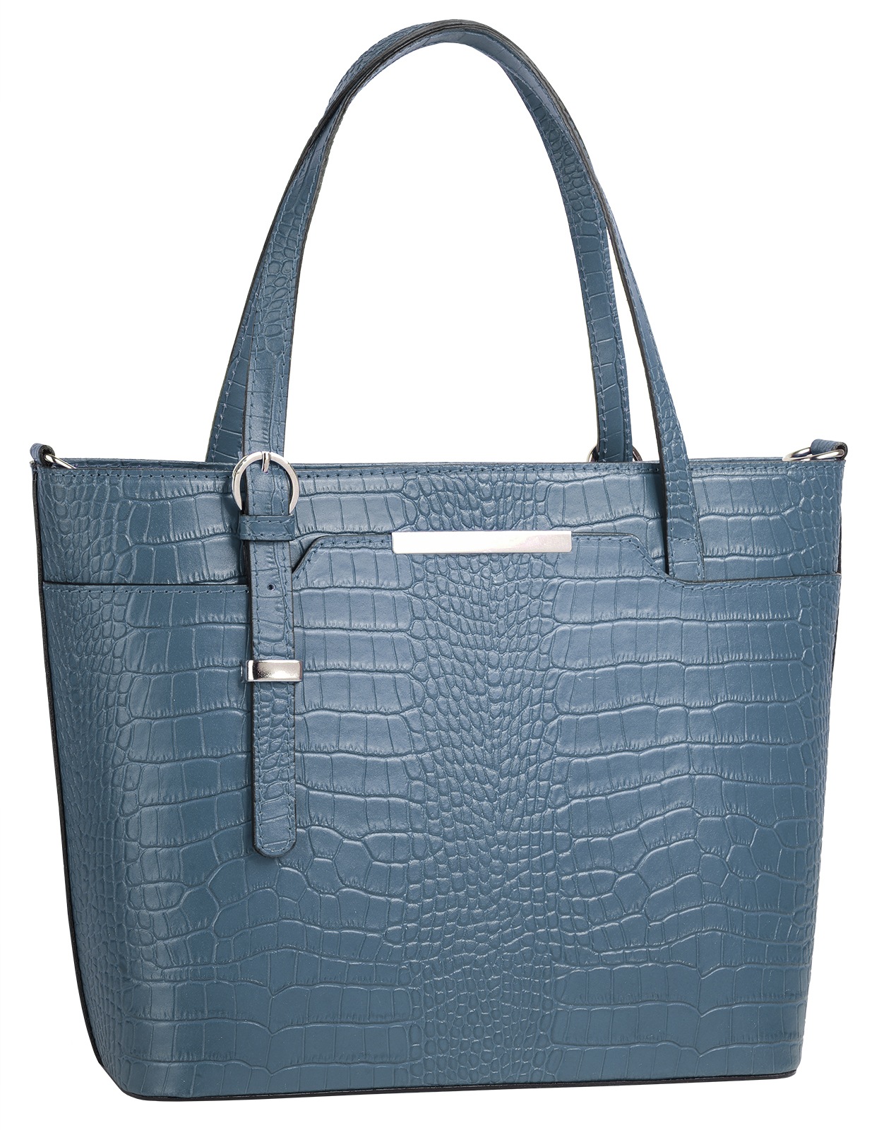 Cluty Henkeltasche echt Leder, Made in Italy