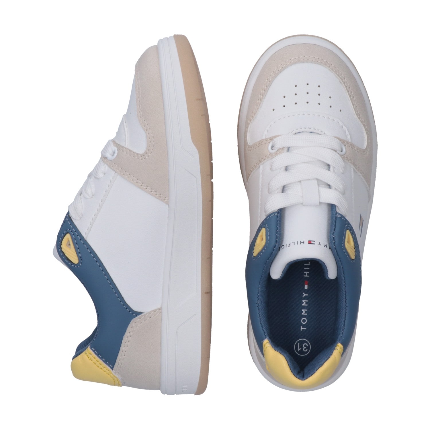 Tommy Hilfiger Sneakers  sneakers basket, chaussures basses, chaussures à lacets style rétro