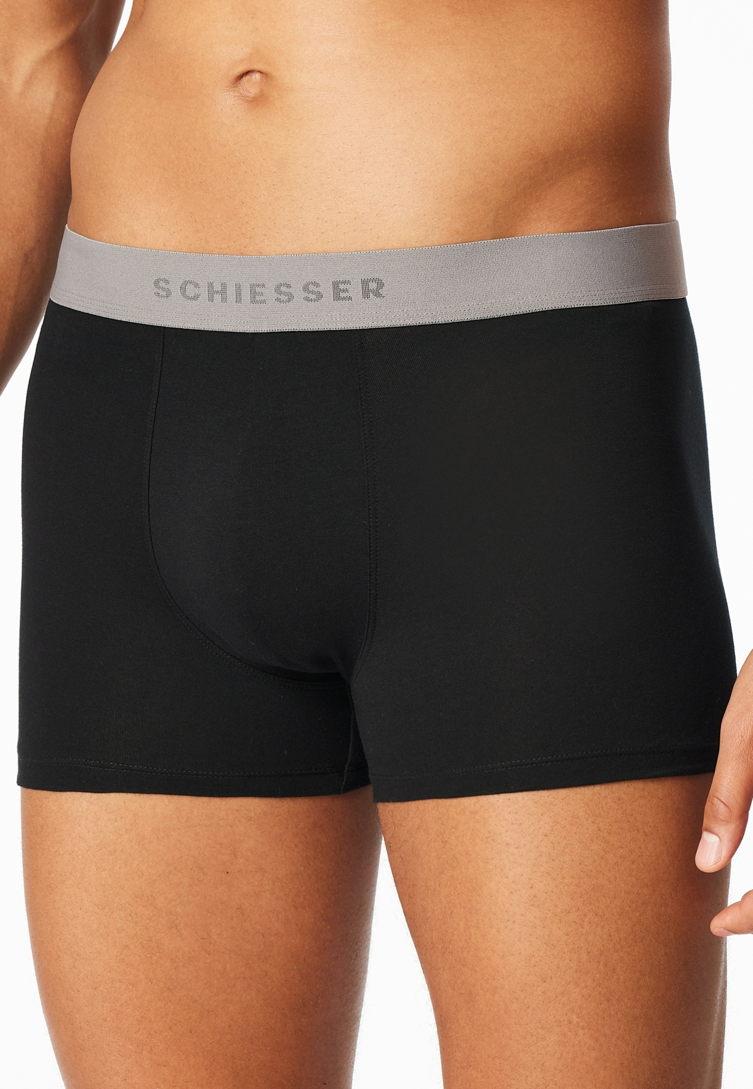 Schiesser Boxershorts »95/5 Multipacks« ohne Eingriff, angenehm weich