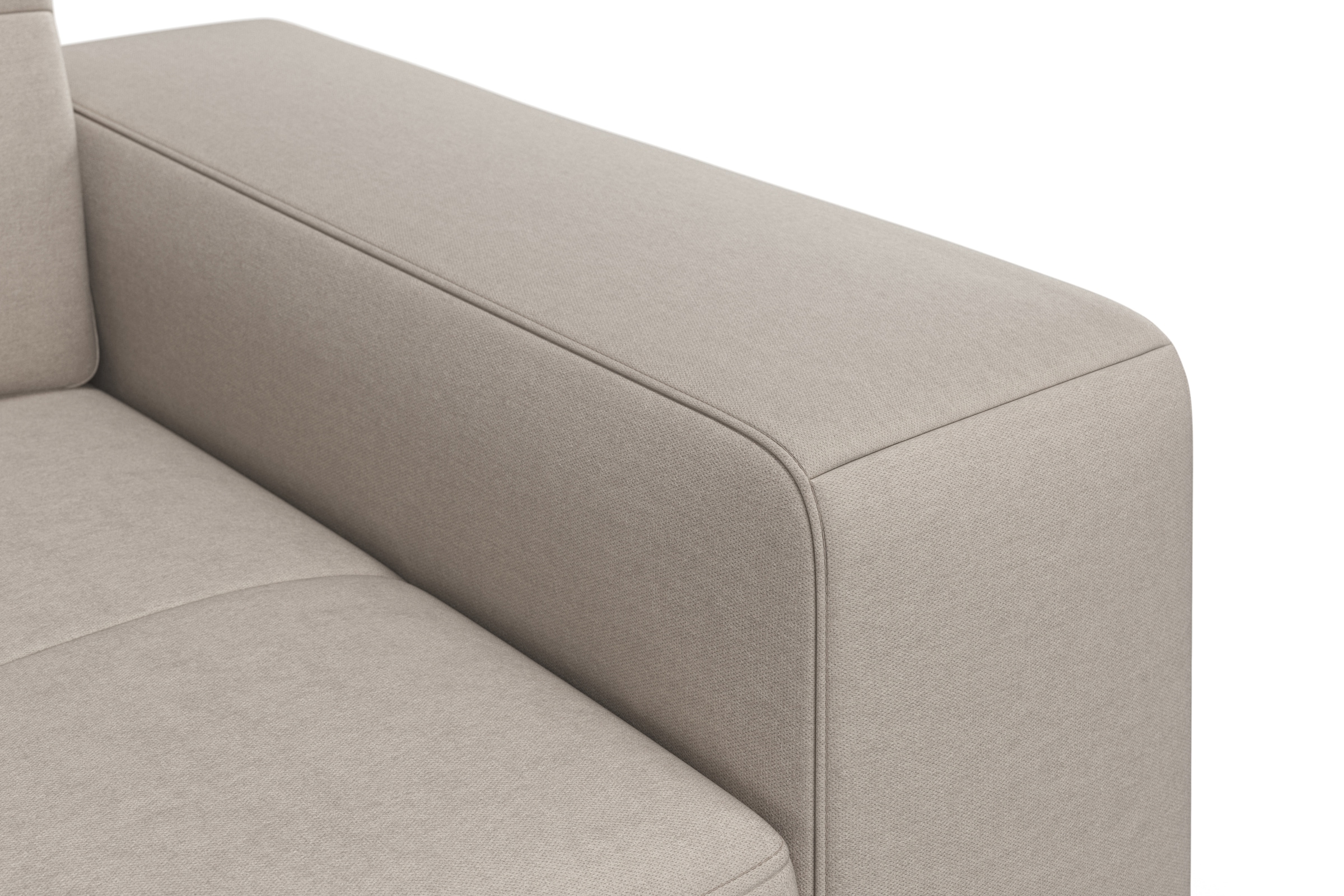 sit&more Ecksofa »Baviene L-Form« inklusive Sitztiefenverstellung und Federkern, wahlweise Bettfunktion