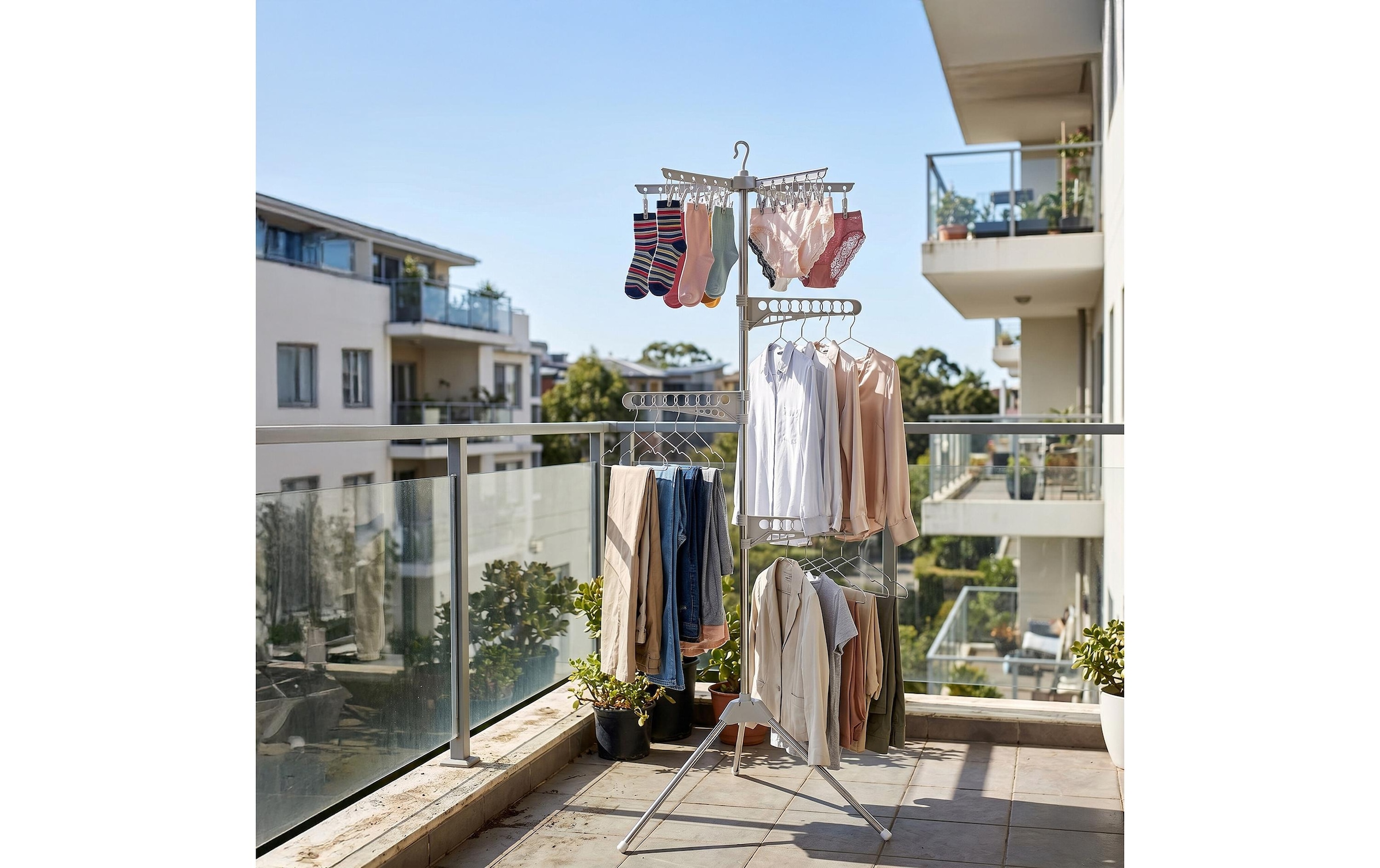 relaxdays Séchoir à linge »11 m«