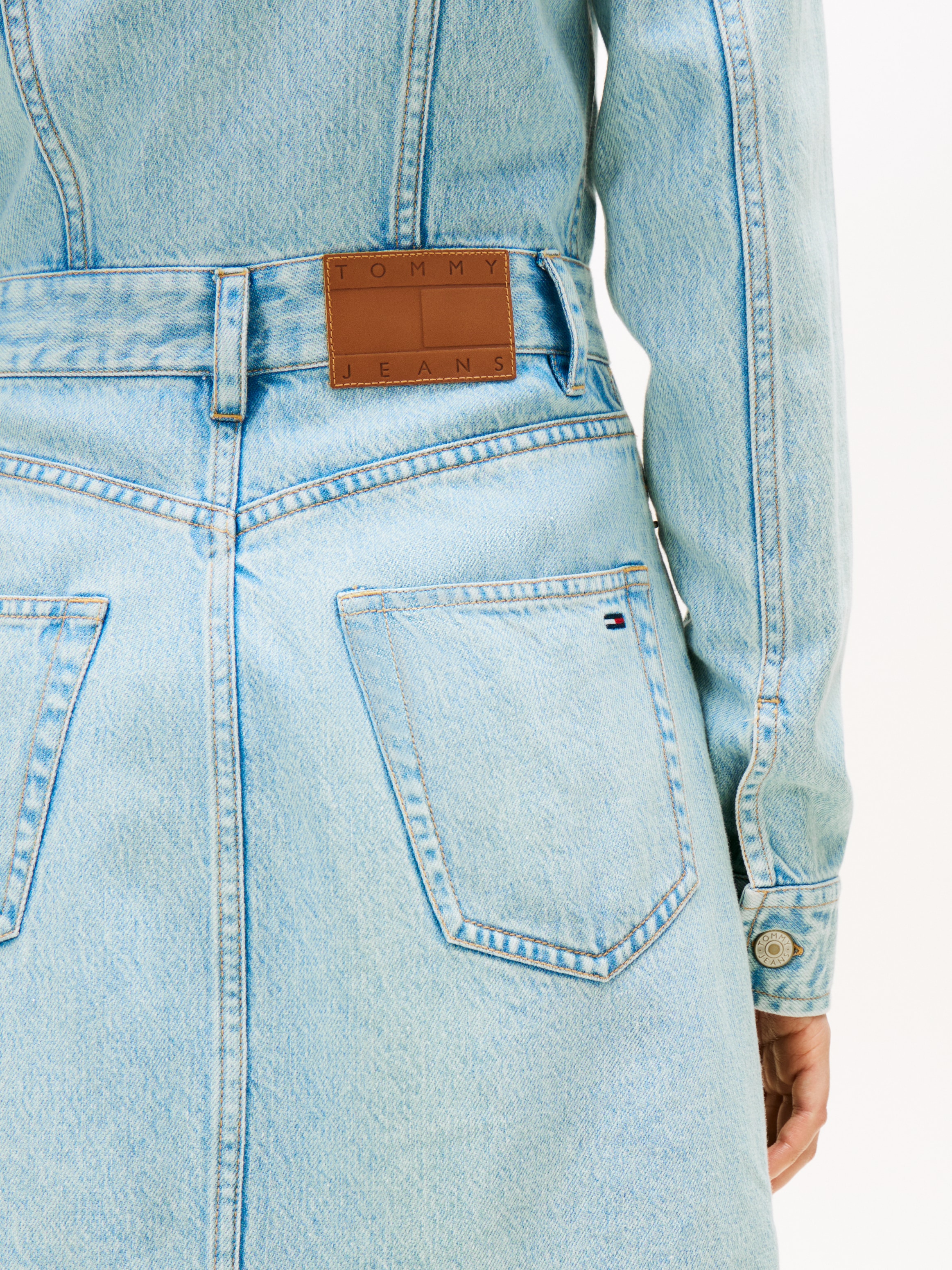 Tommy Jeans Robe en jean »MINI TRUCKER DENIM DRESS«