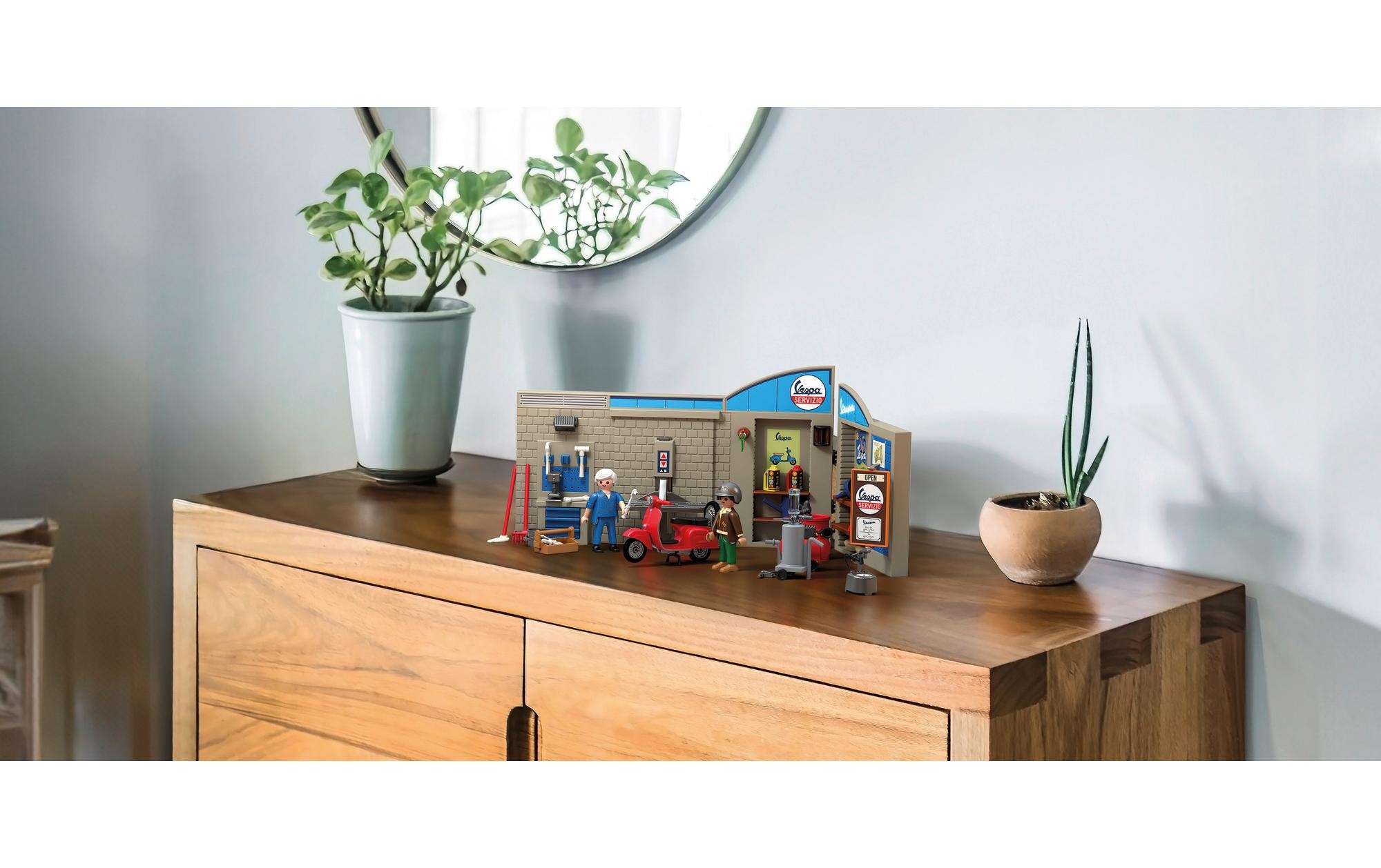 Playmobil® Spielbausteine »Vespa 60er Garage 71620«