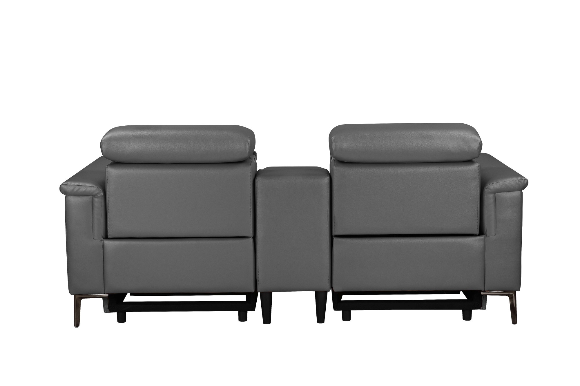 GOODproduct 2-places »LUND,Lederoptik, Kinosofa, Relaxfunktion, TV-Sessel, man./elektrisch« électrique avec USB-A, réglage de la tête, porte-boissons et compartiment de rangement