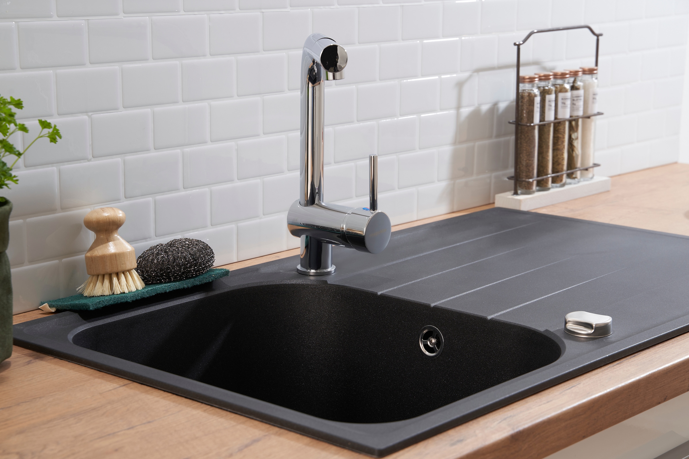 RESPEKTA Evier encastré »ORLANDO86X50B«