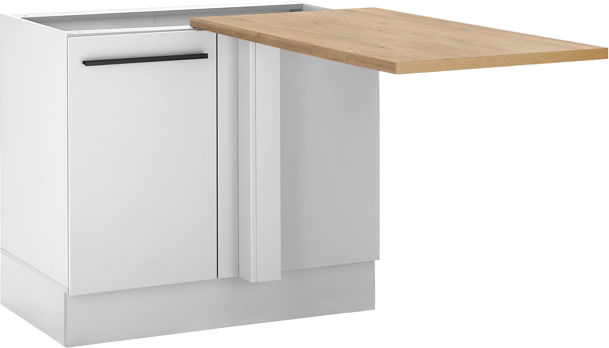 BASIC by Balculina Eckunterschrank »Denver, Küchenschrank BxHxT 112 x 90 x 60« 1 Stk. tlg. Breite 110cm, Softclose für Tür,