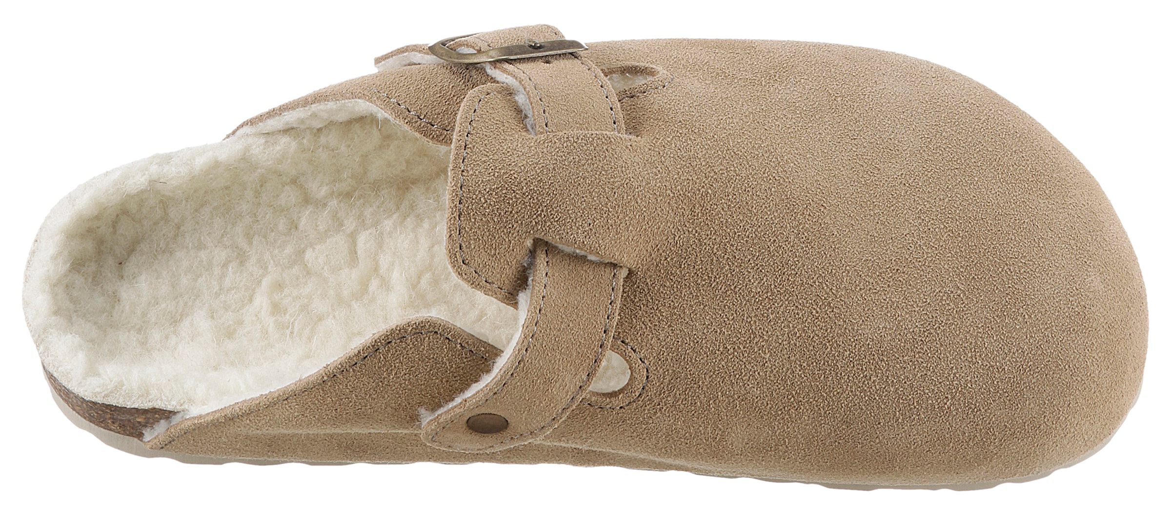Aniston SHOES Clog »Esc«  Hausschuh, Schlappen, Homeslipper mit Warmfutter