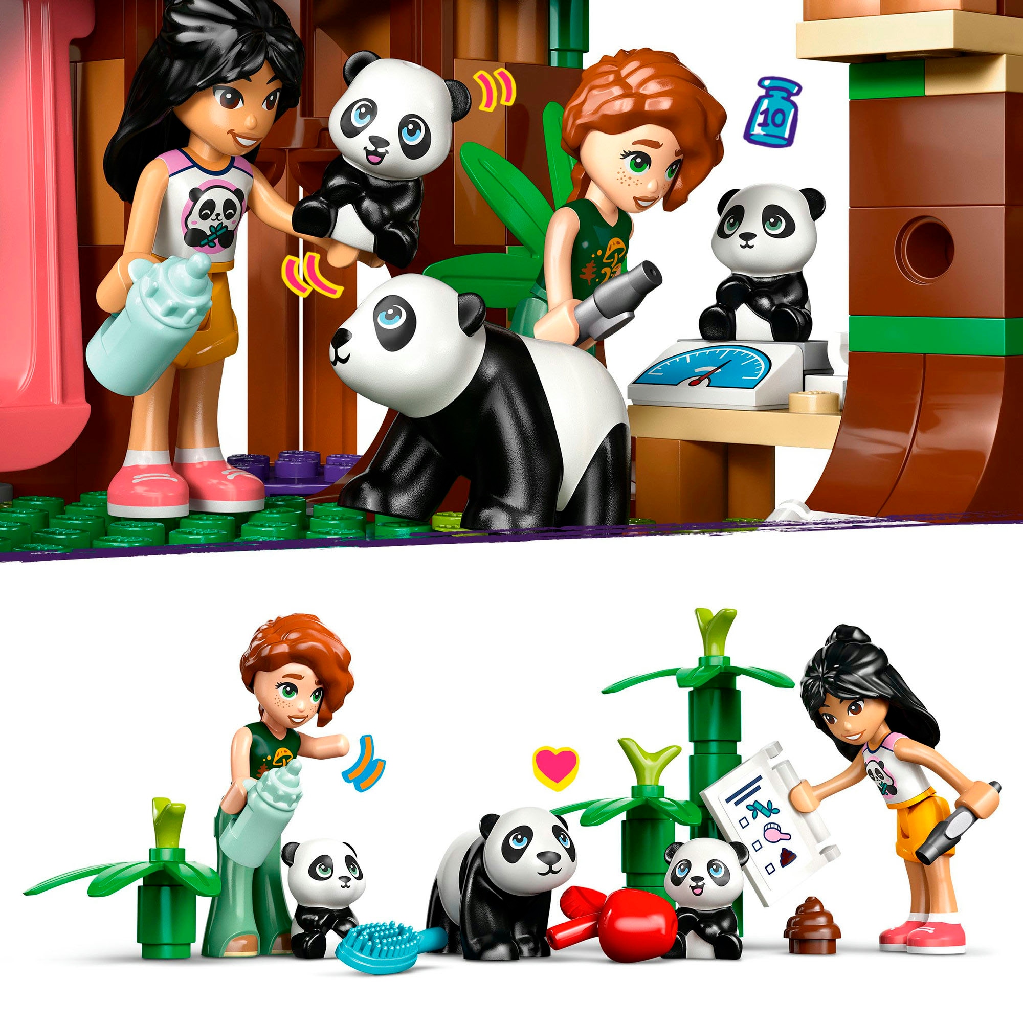 LEGO® Pions de construction »Panda-Pflegestation (42648), LEGO Friends« Made in Europe