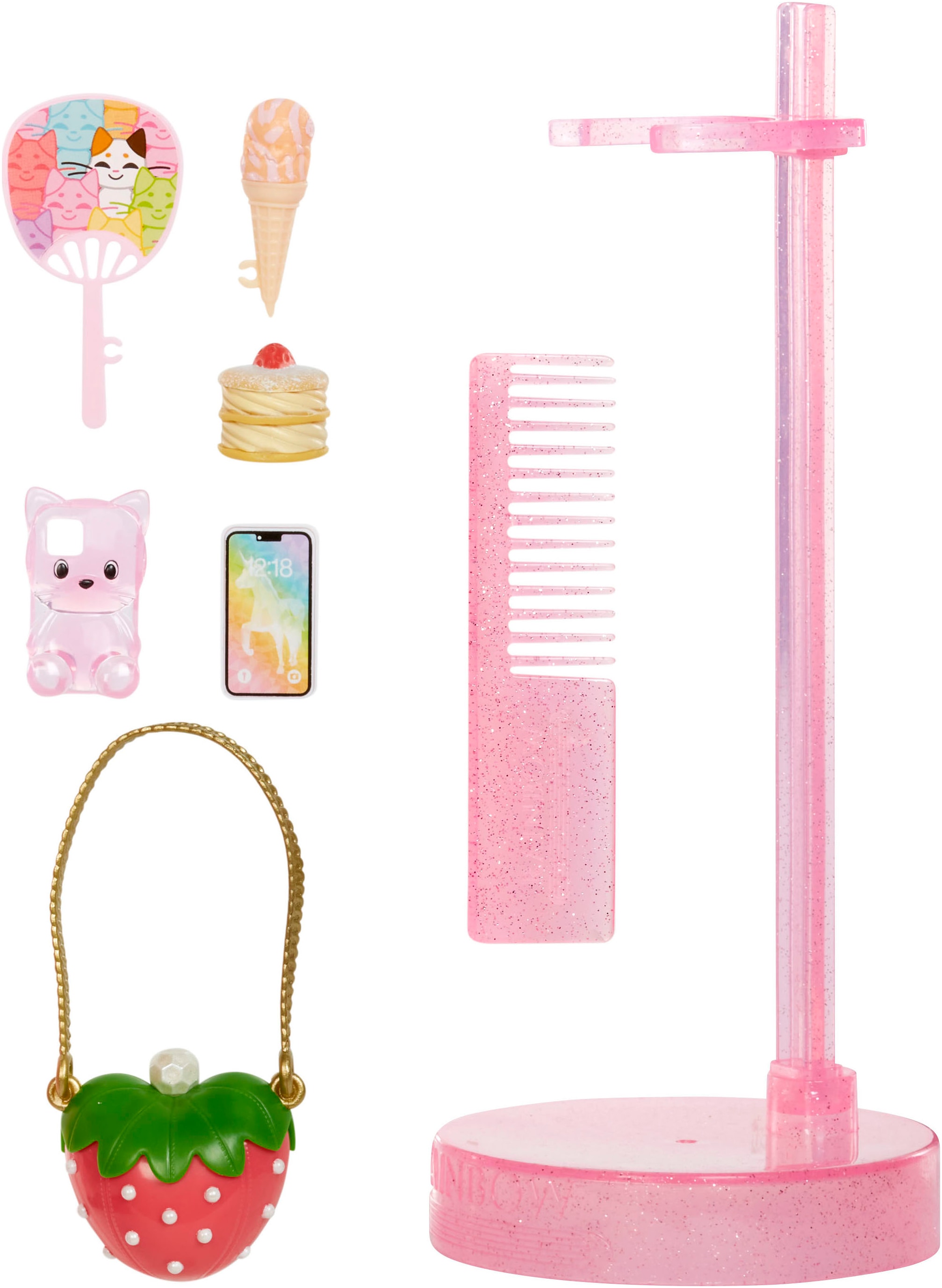 RAINBOW HIGH Anziehpuppe »Rainbow High Sparkle & Shine Fashion Dolls - ROSETTA (Pink)«