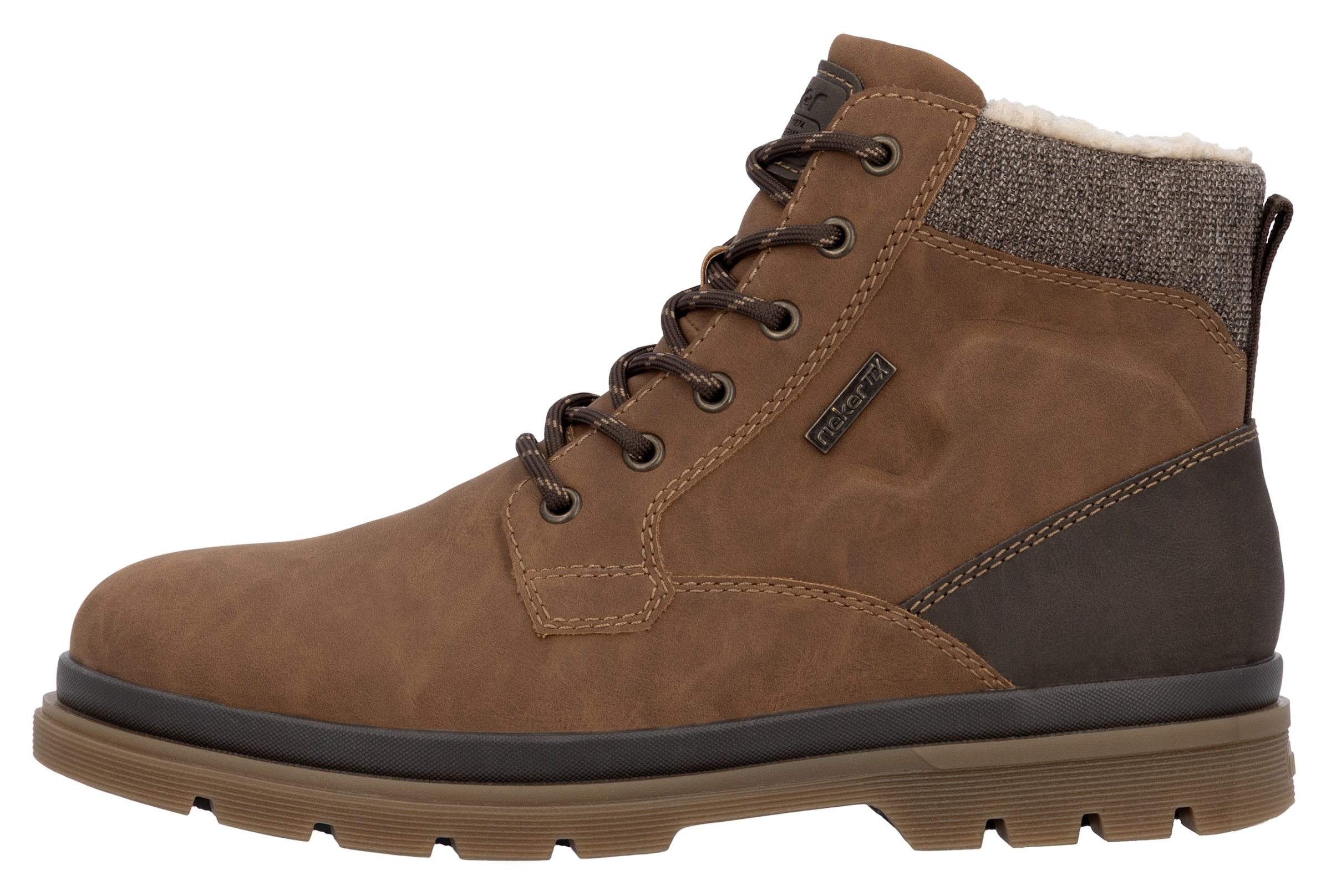 Rieker Winterstiefelette  Winterboots, Schnürboots mit Innenreissverschluss und RiekerTex