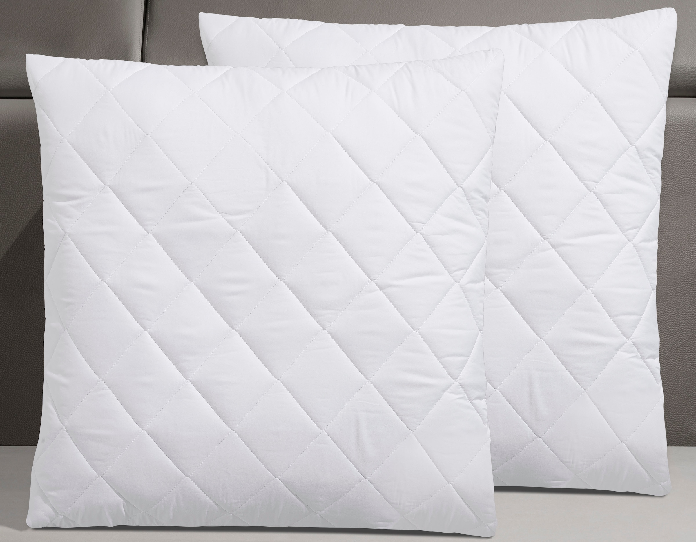 GOODproduct Kopfkissen »Microlux Kopfkissen 40x80 cm, 80x80 cm« Füllung: Polyester Bezug: Polyester Spar-Set, 2-Tlg., 2 Stk. tlg. Kissen im Spar-Set