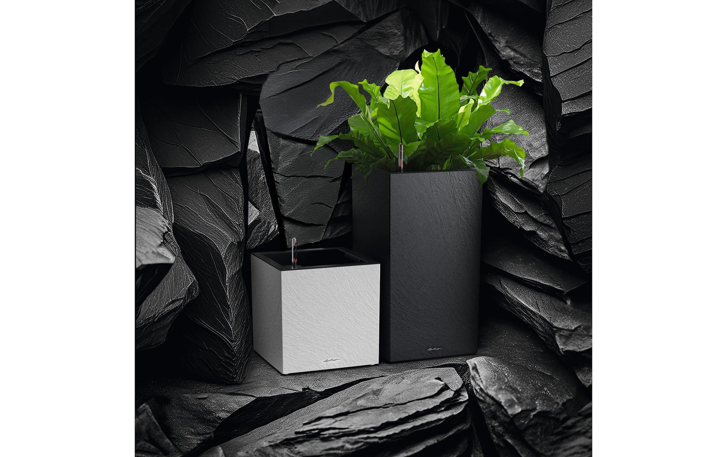   Bac à plantes »Lechuza CANTO Slatestone 30 high«