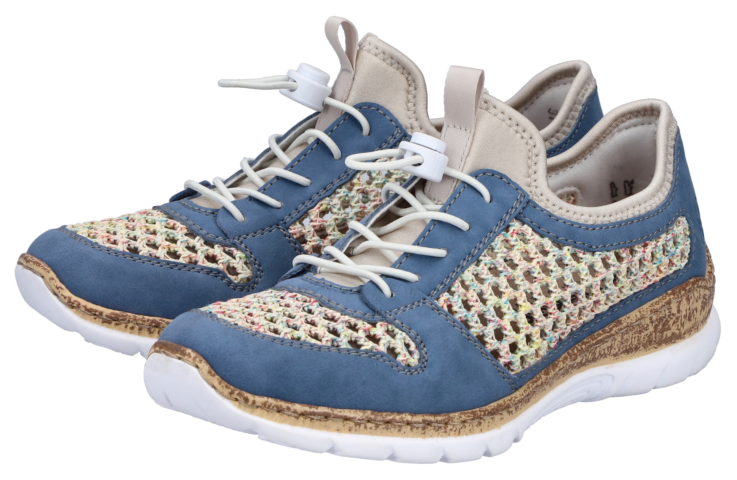 Rieker Baskets slip-on  Slipper, sneaker de loisir, chaussure basse avec fermeture rapide