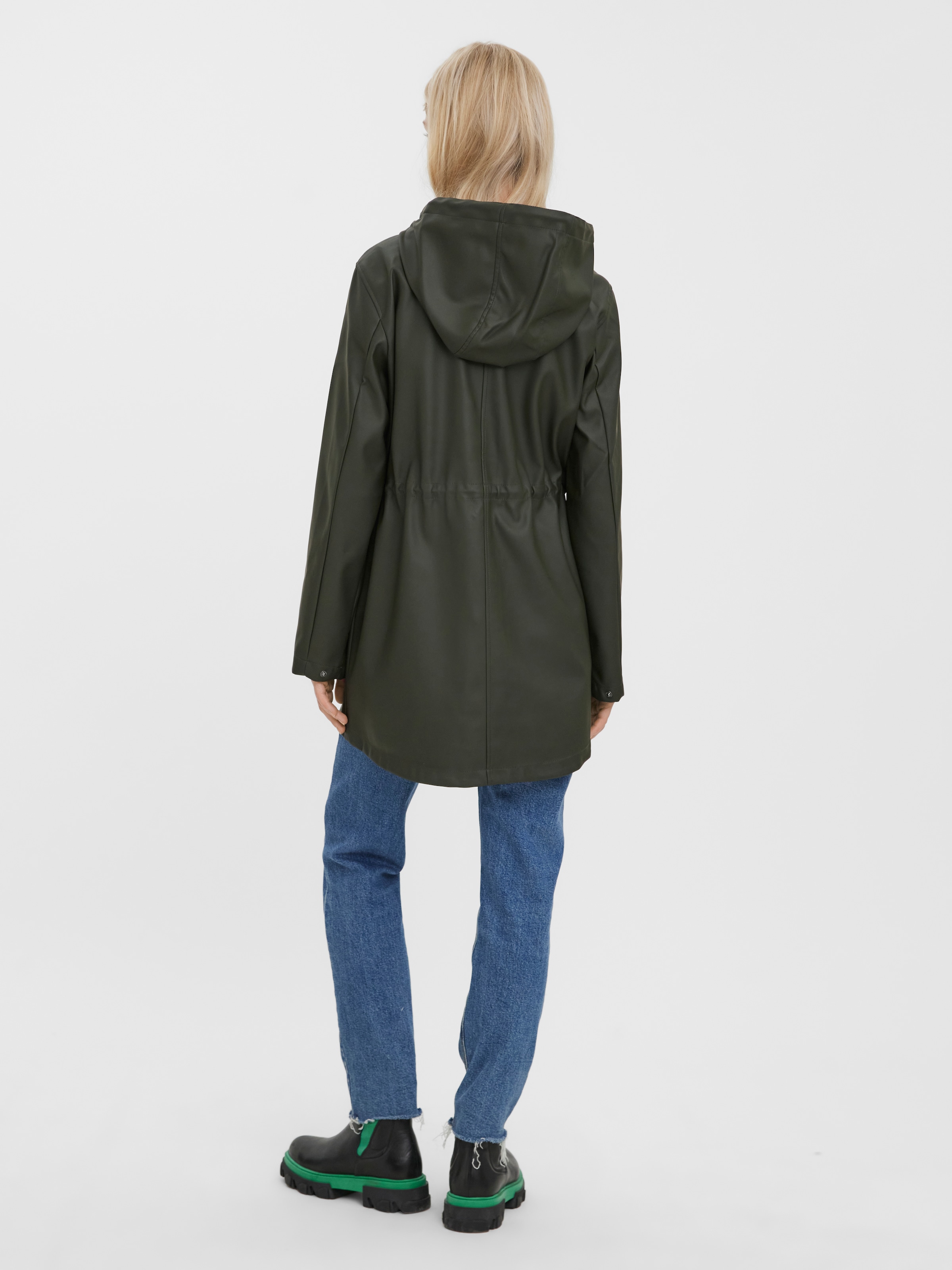 Vero Moda Veste de pluie »VMMALOU COATED JACKET« mit Kapuze Lederimitat