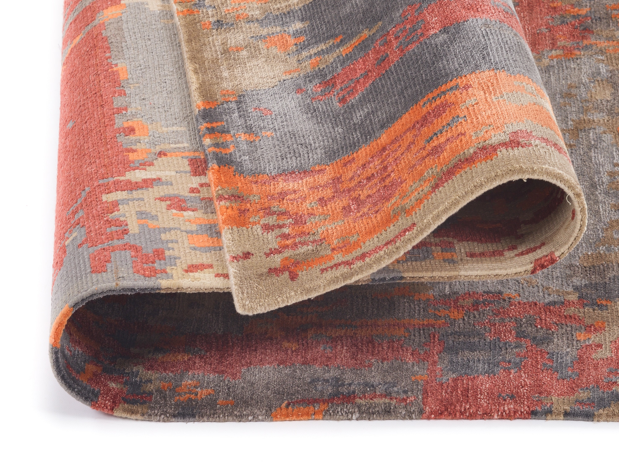 OCI DIE TEPPICHMARKE Teppich »WESTSIDE PALUNG« rechteckig 12 mm Höhe handgeknüpfter echter original Nepal Design Kurzflor Teppich, dezent