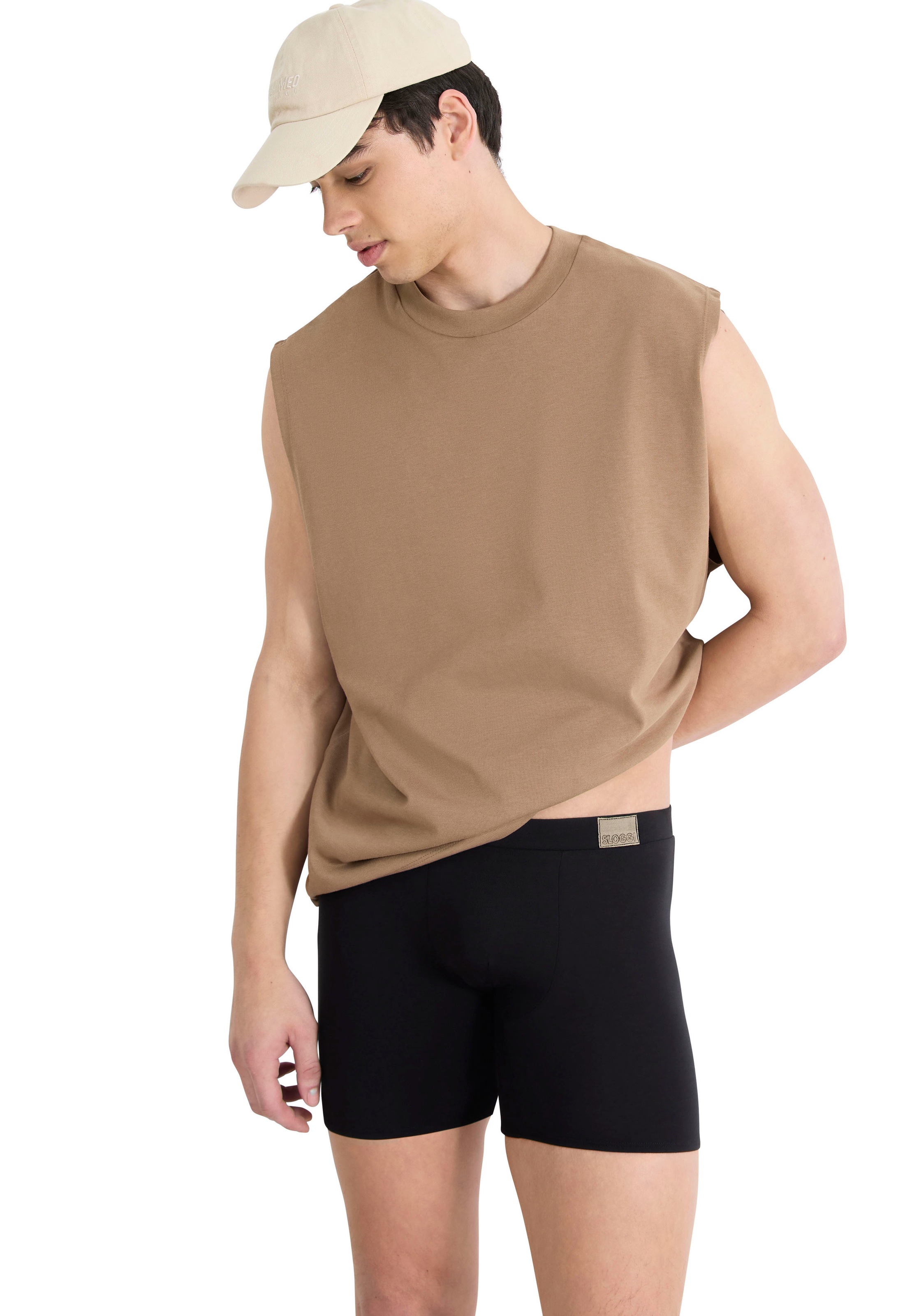 sloggi Boxers »Men GO Natural« 2er Pack,  mit langem Bein, eng anliegend, ohne Eingriff