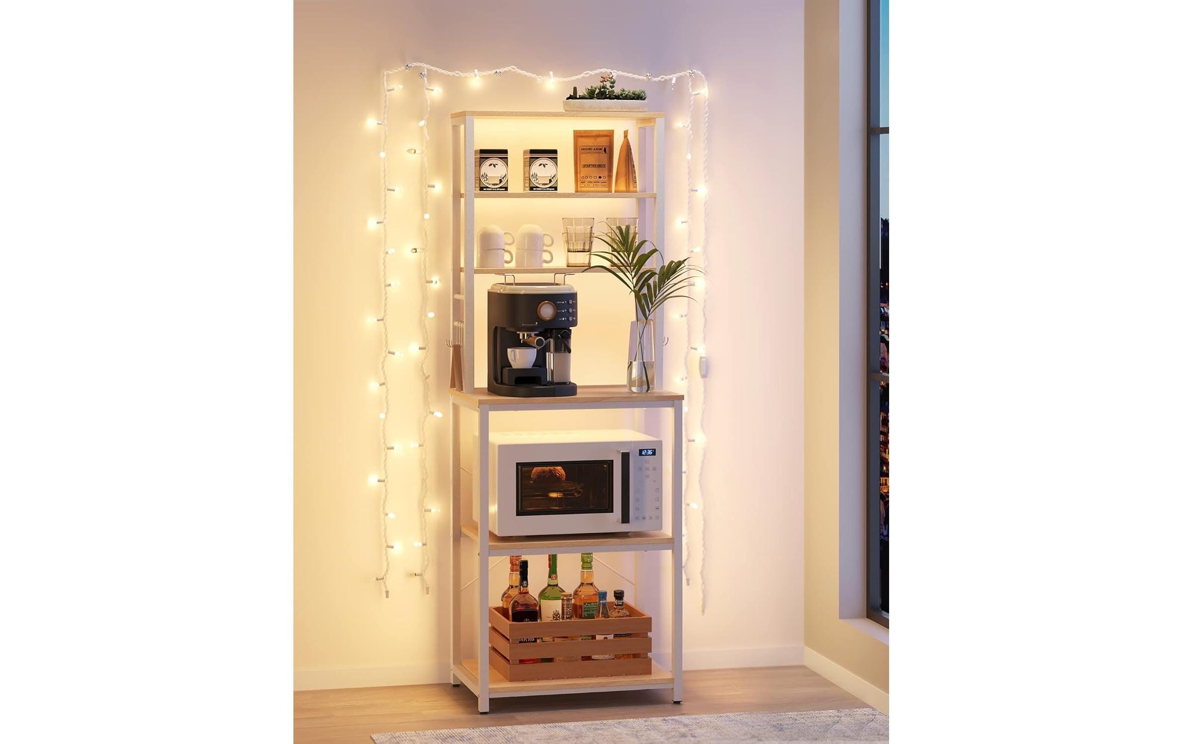 VASAGLE Étagère de cuisine »mit 6 Haken«