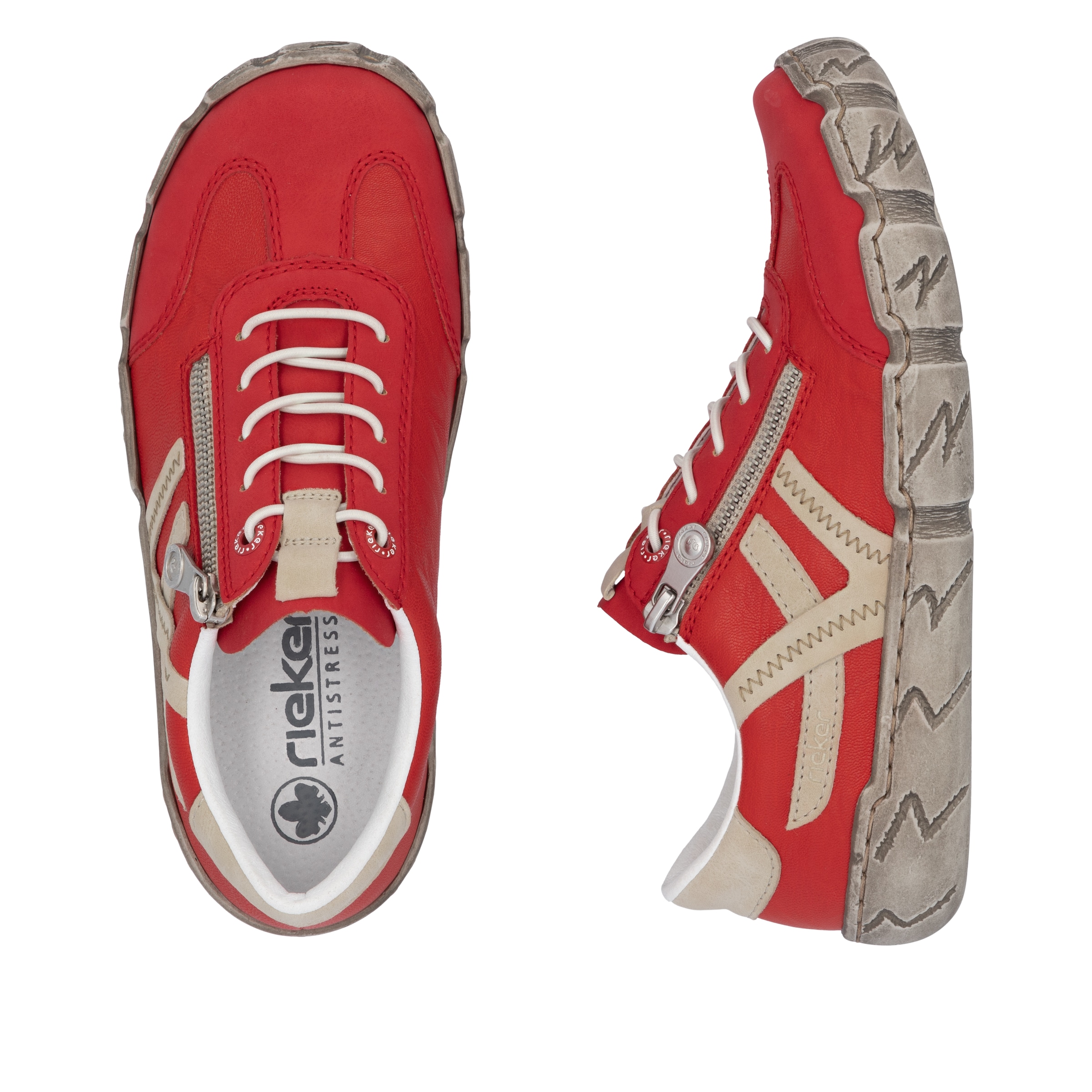 Rieker Baskets slip-on  , Halbschuh, Schlupfschuh, Freizeitschuh mit weicher Innensohle