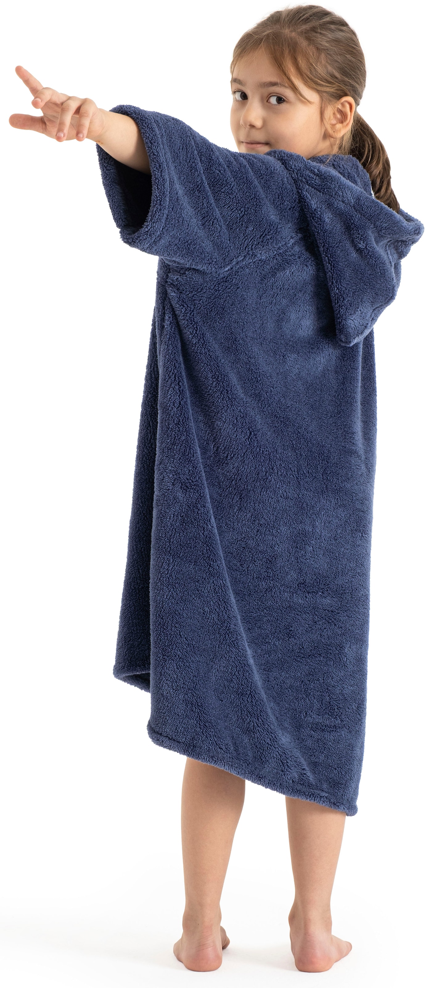 GOODproduct Badeponcho »Lillou, für Kinder, ideal für Urlaub oder im Schwimmbad« 1 Stk. weich und kuschelig, Fleece, plüsch, Surfponcho