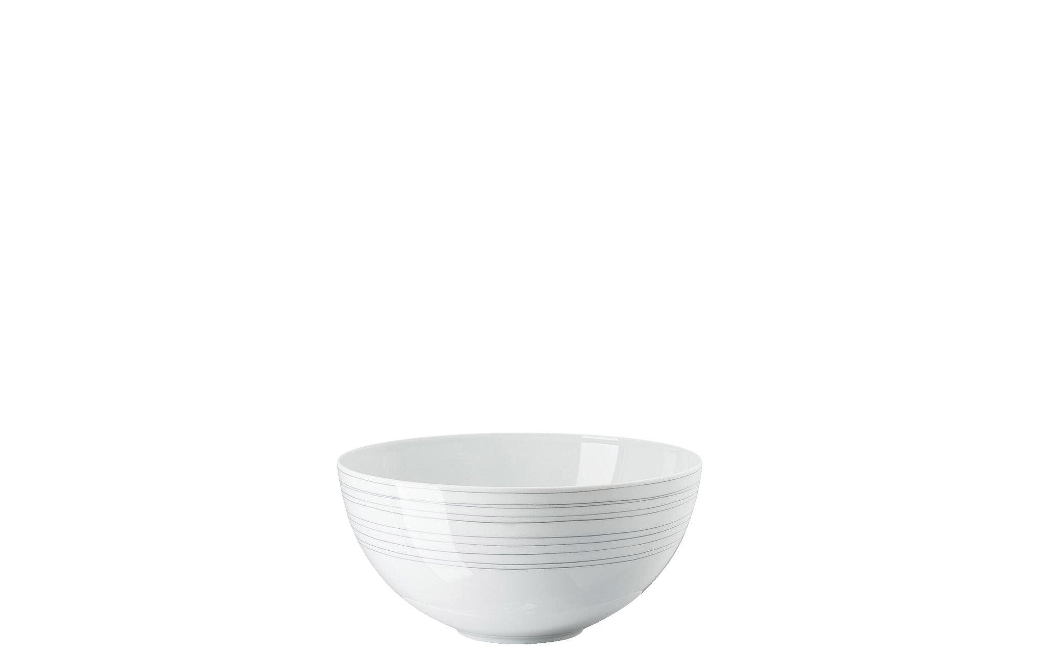 Rosenthal Schüssel »TAC Gropius Stripes 2.0 o.titan. 19 cm« aus Porzellan
