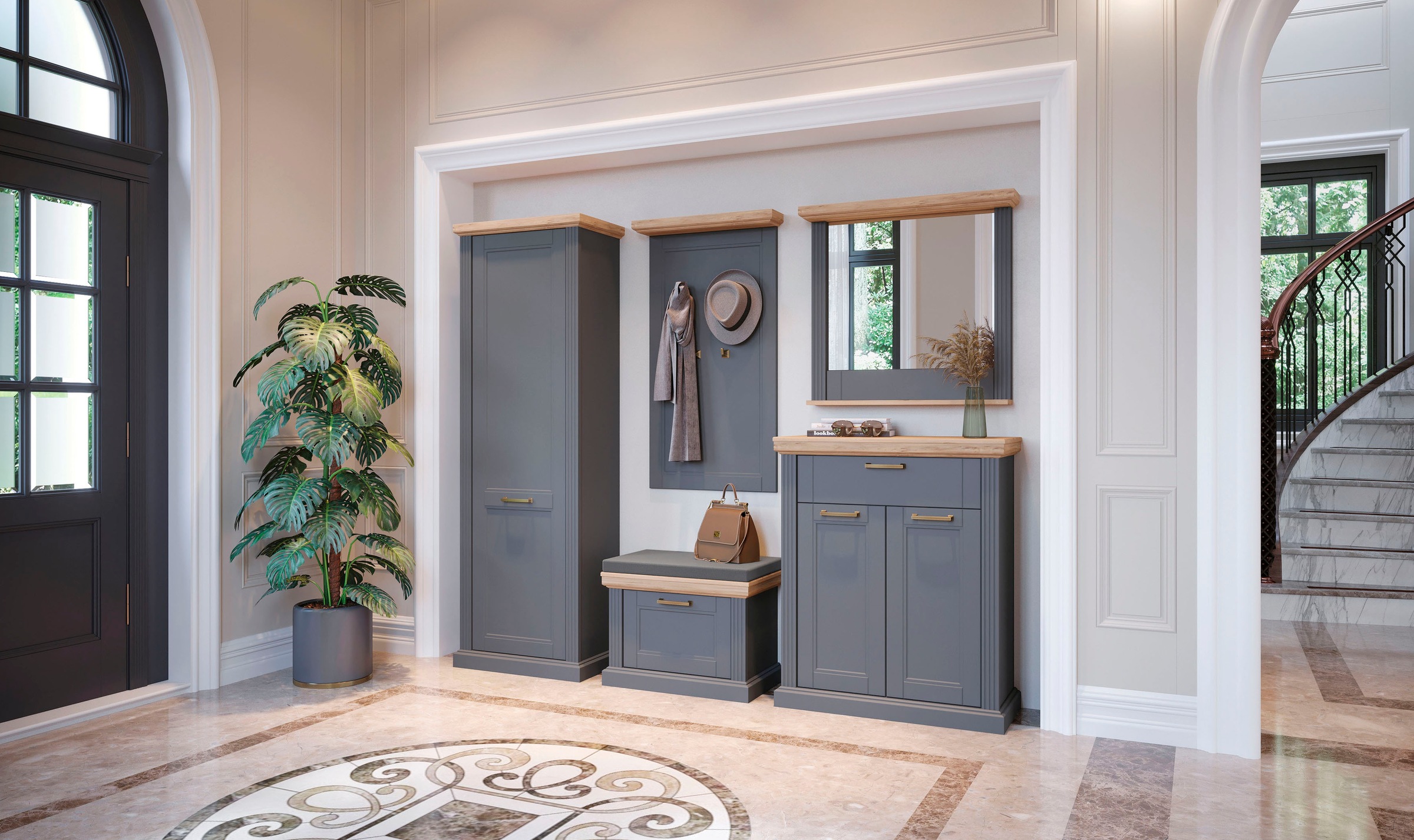 GOODproduct Ensemble de vestiaires »Tara« Ensemble, 5 cuis tlg.