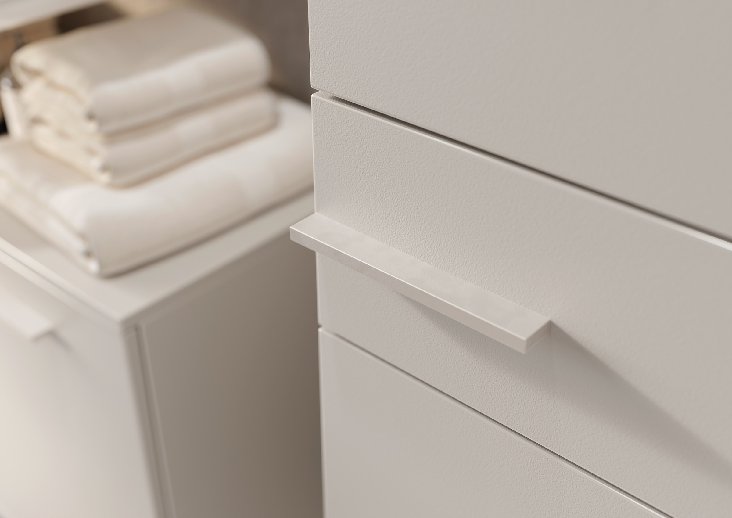 GERMANIA Hochschrank »Hochschrank« 1 Stk. tlg. Hochschrank mit wechselbarem Türanschlag in Kaschmir