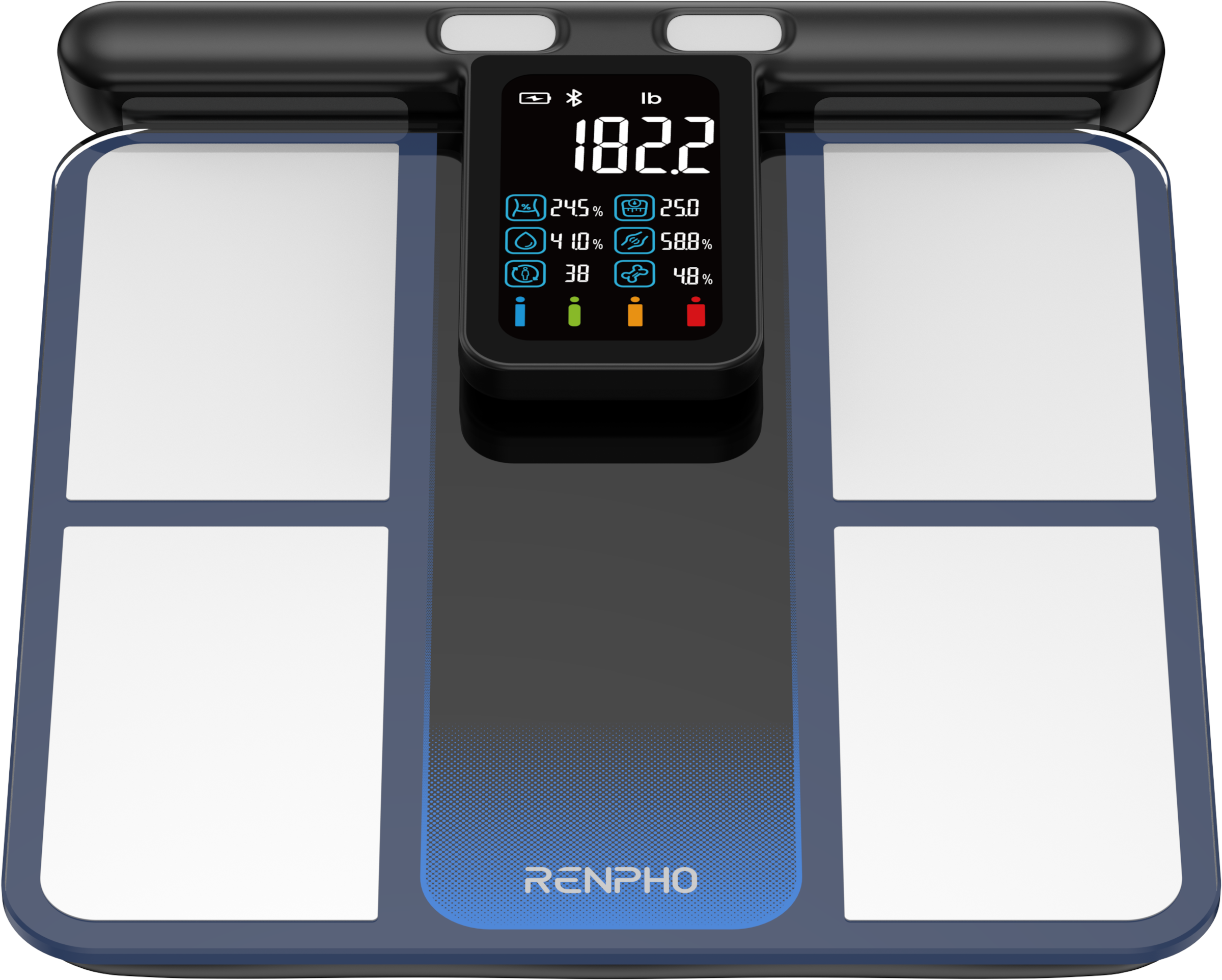 Renpho Pèse-personne d'analyse corporelle »Morpho Scan Körperanalysewaage« Mehrere Messungen und umfassende Gesundheitsanalyse