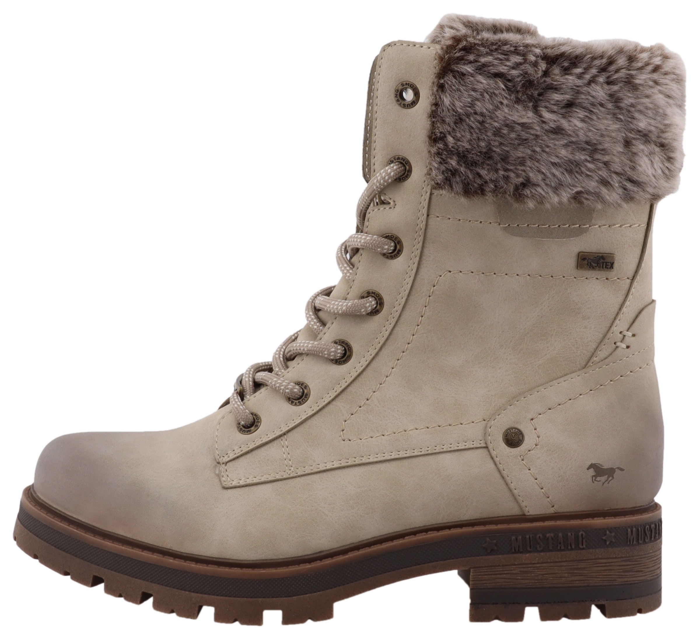 Mustang Shoes Bottes d'hiver »Darleen«  Bottes d’hiver avec col en fausse fourrure